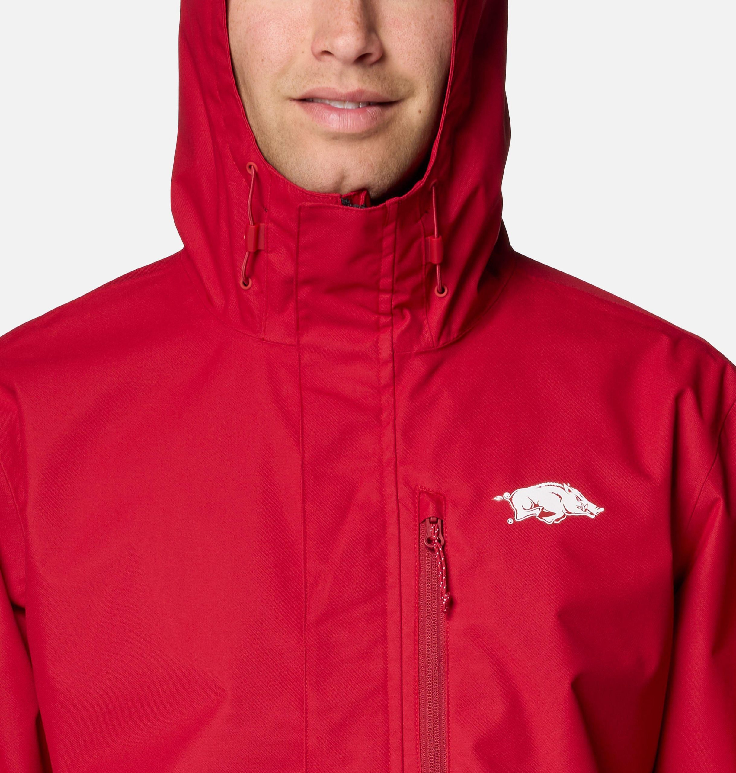 heren collegejack met veldophanging - arkansas