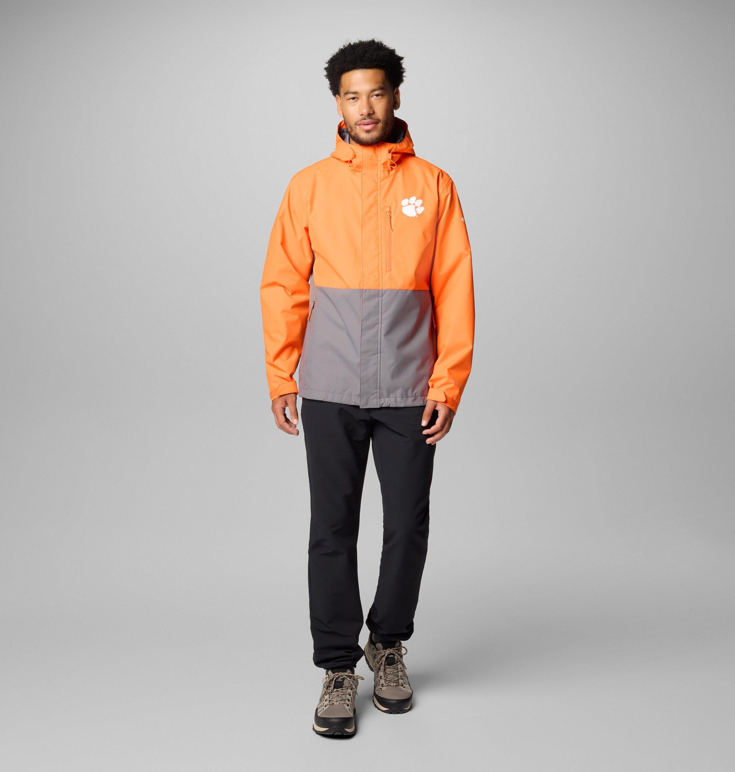 heren collegejack met veldbeschermende look - clemson