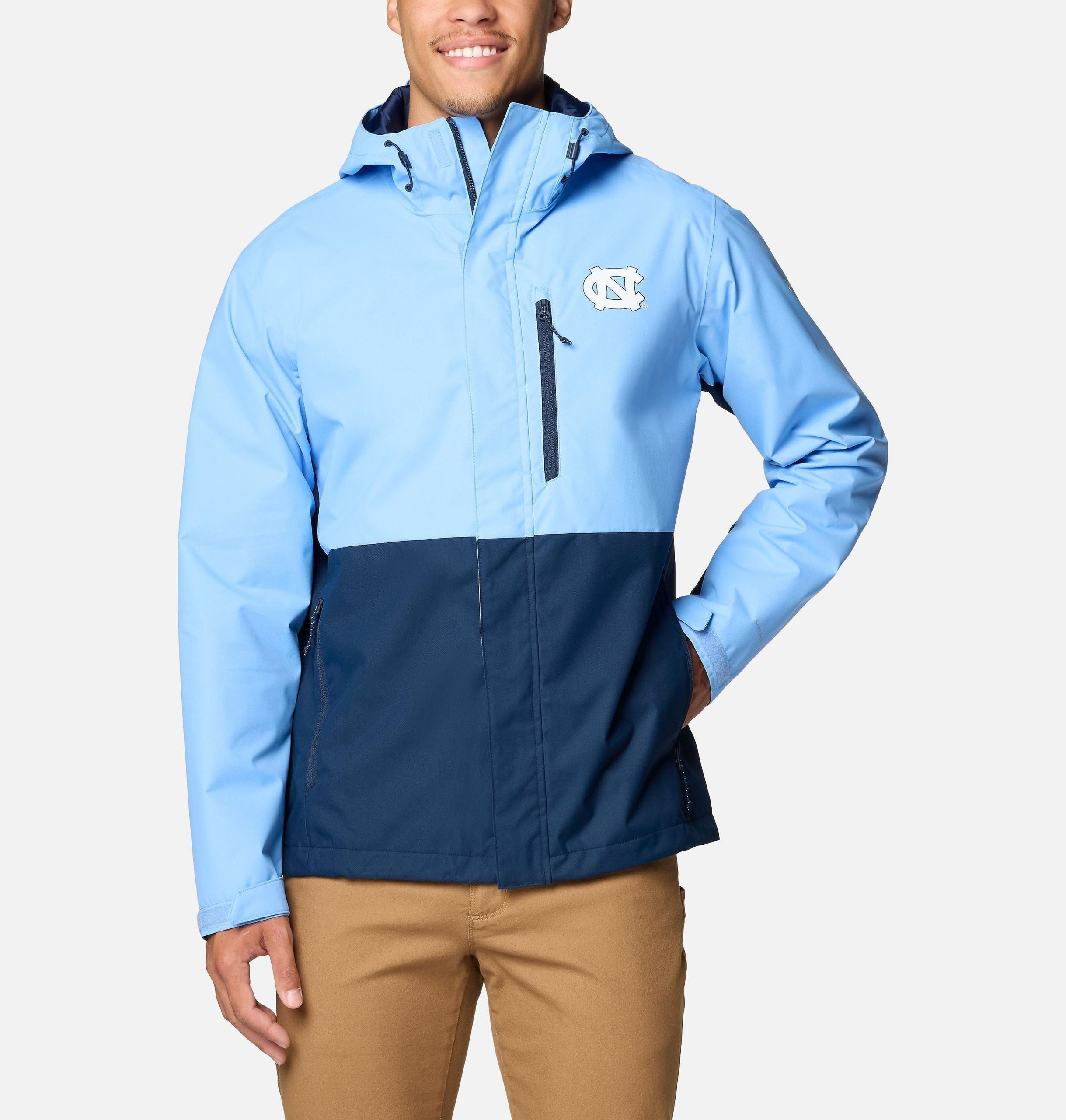 heren collegejack met veldbeschermende look - north carolina