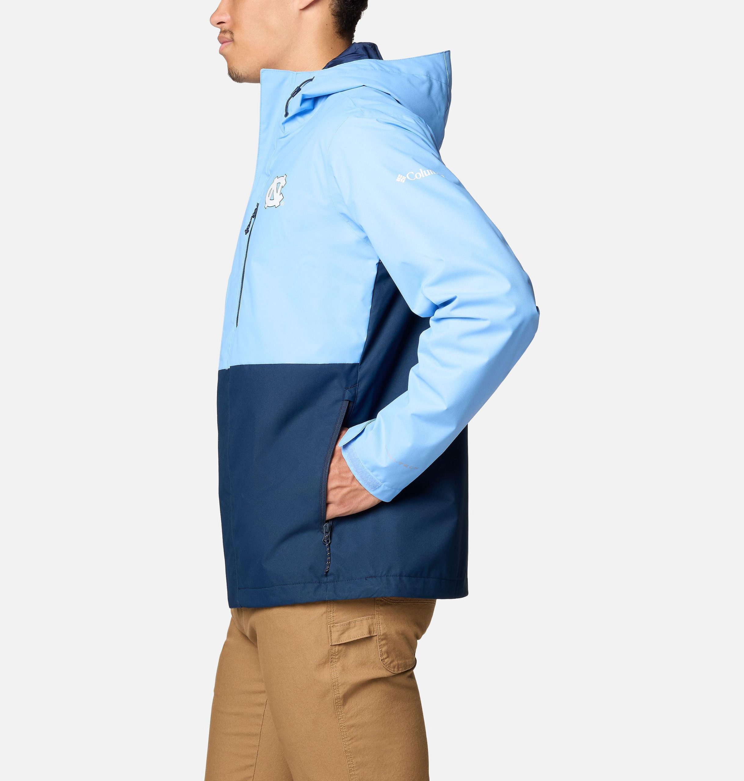 heren collegejack met veldbeschermende look - north carolina