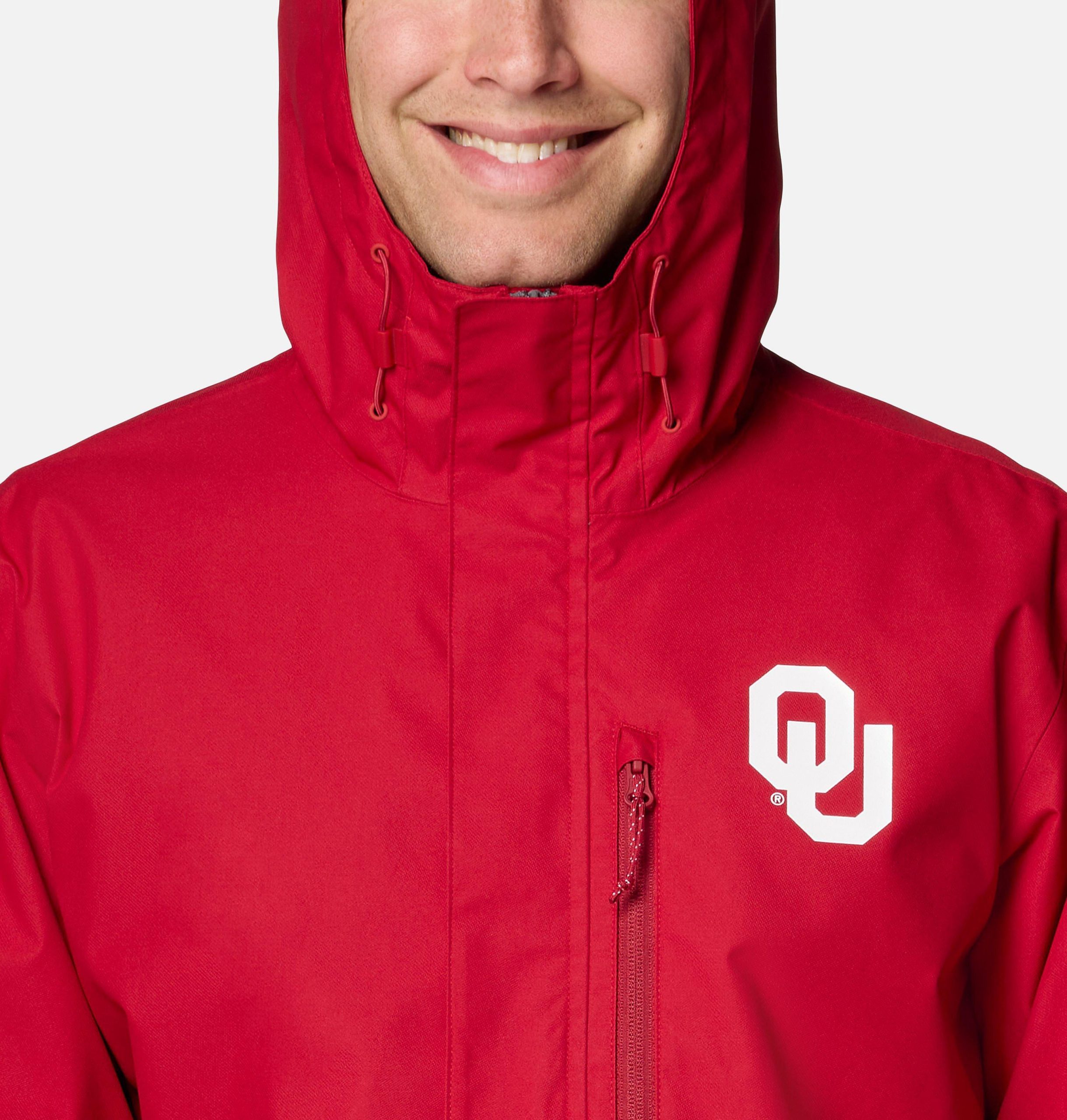 heren collegejack met veldbeschermende look - oklahoma