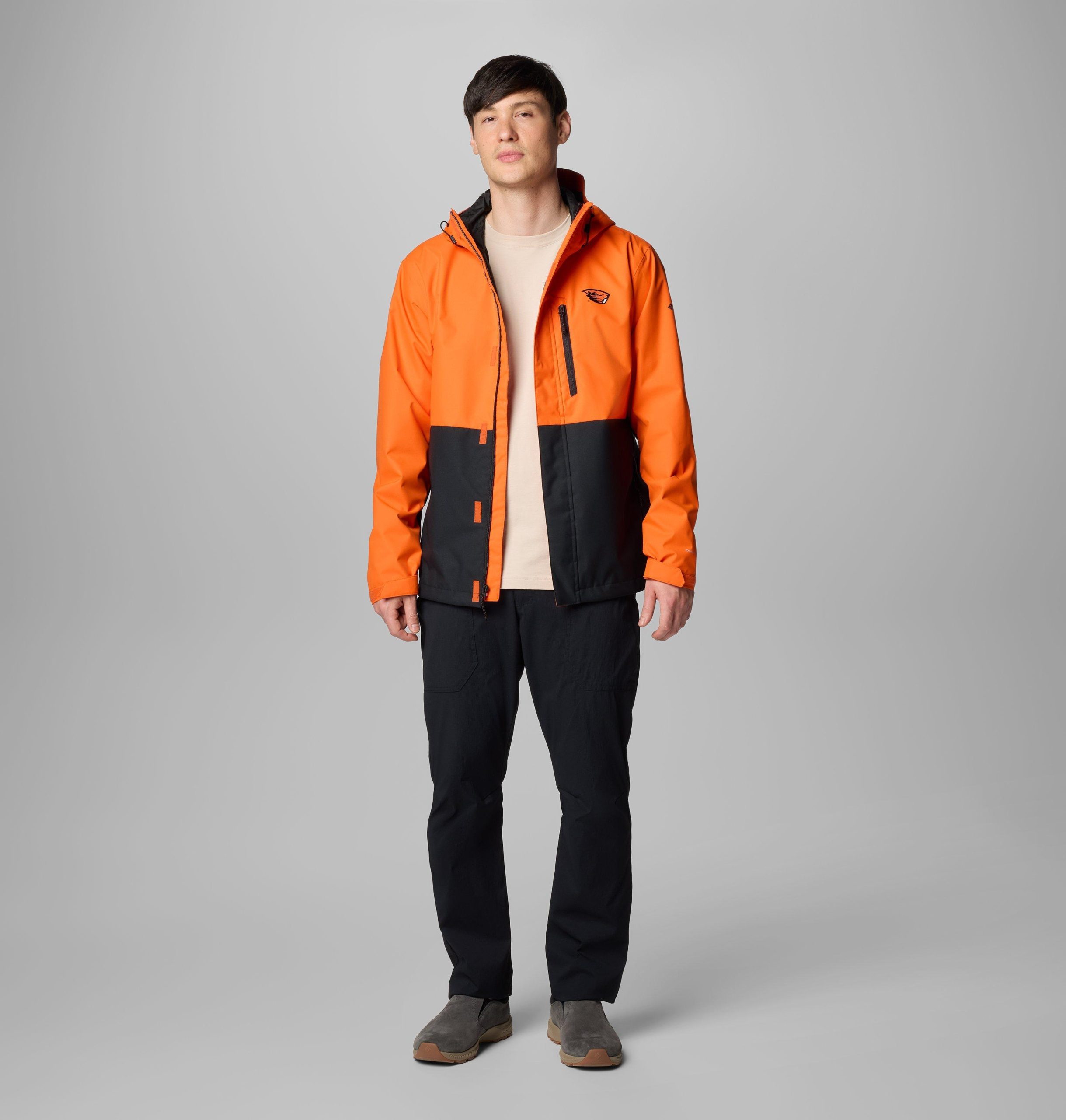 heren collegejack met veldbeschermende look - oregon state