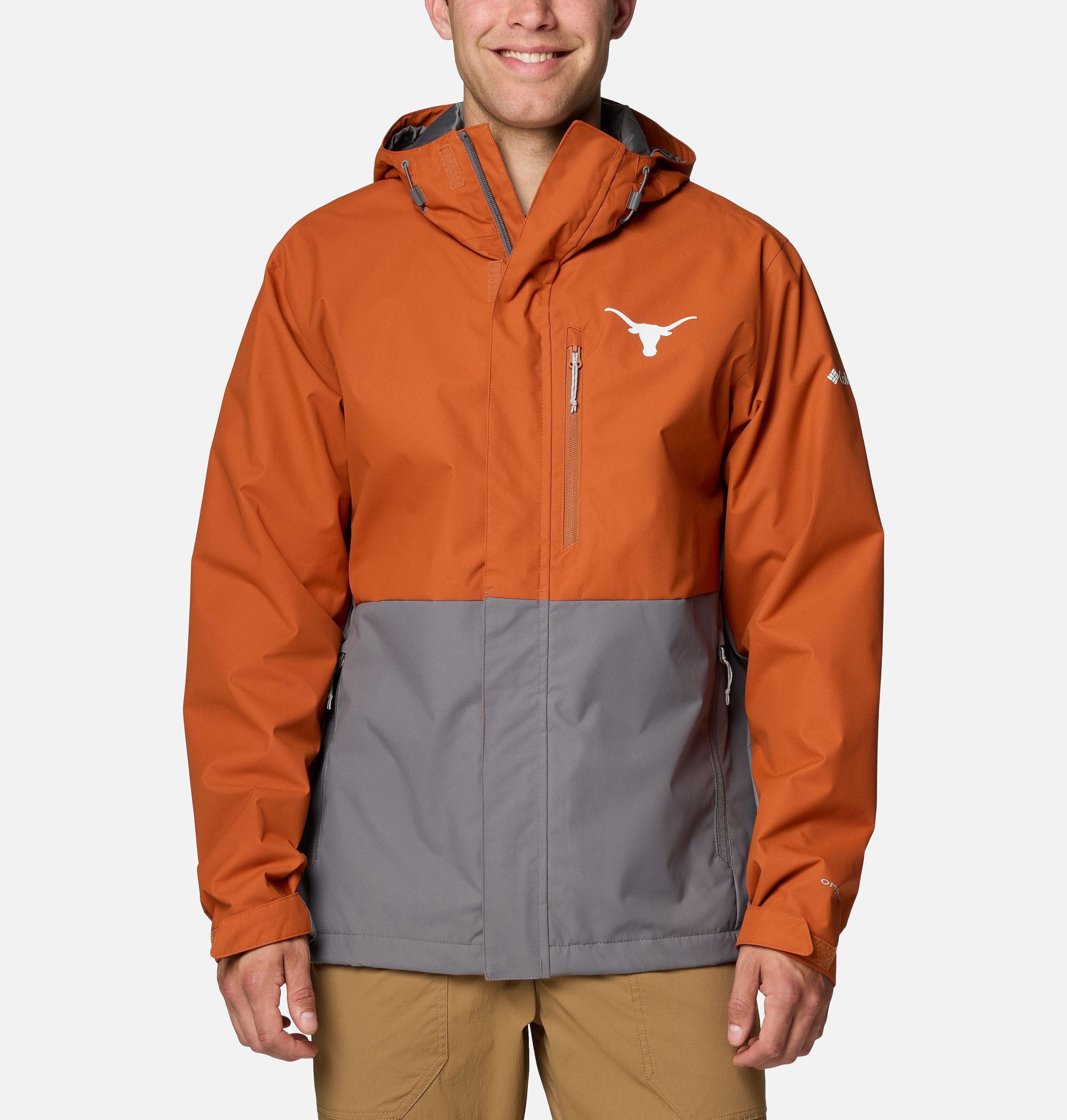 heren collegejack met veldbeschermende look - texas