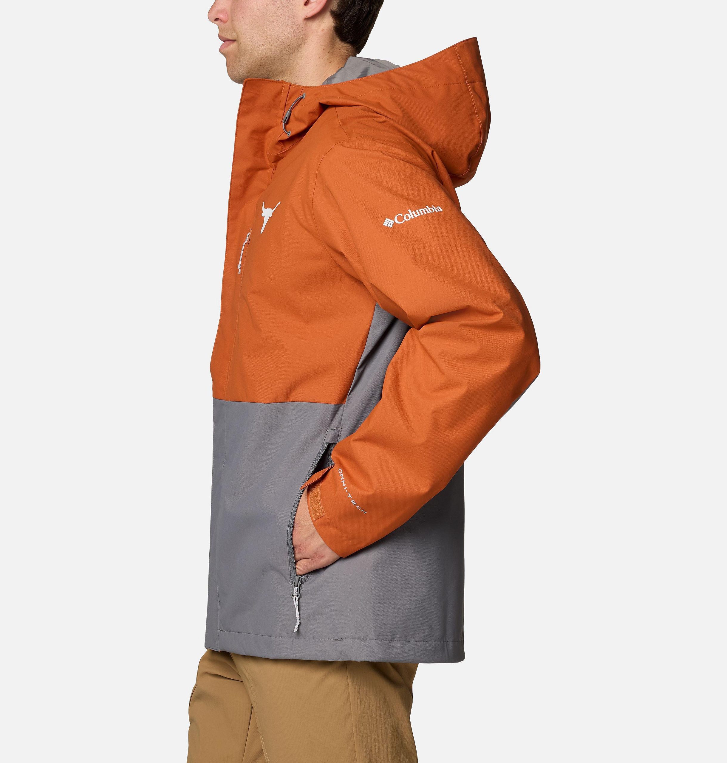 heren collegejack met veldbeschermende look - texas