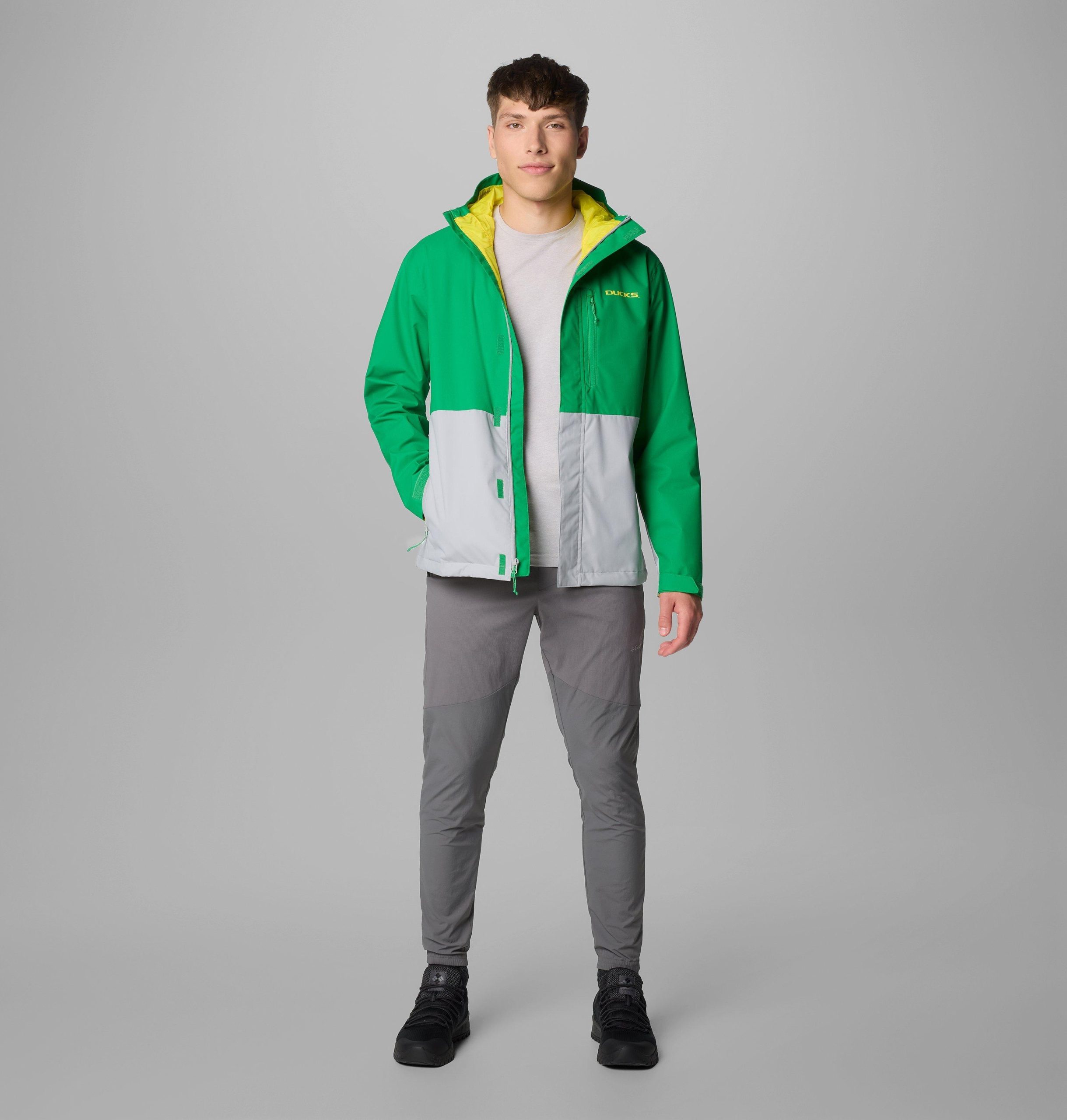 heren collegejack met veldbeschermende look - oregon
