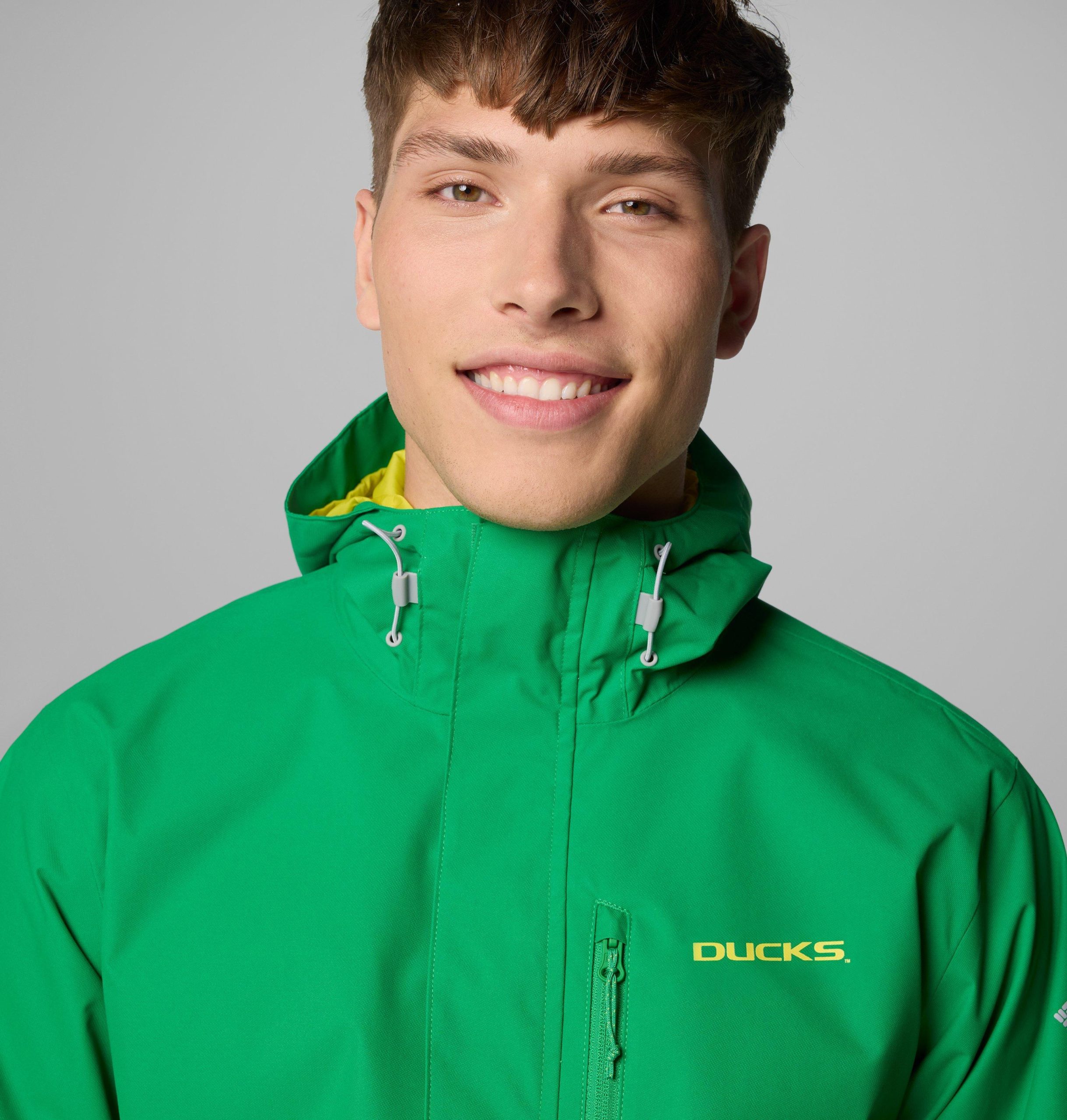 heren collegejack met veldbeschermende look - oregon