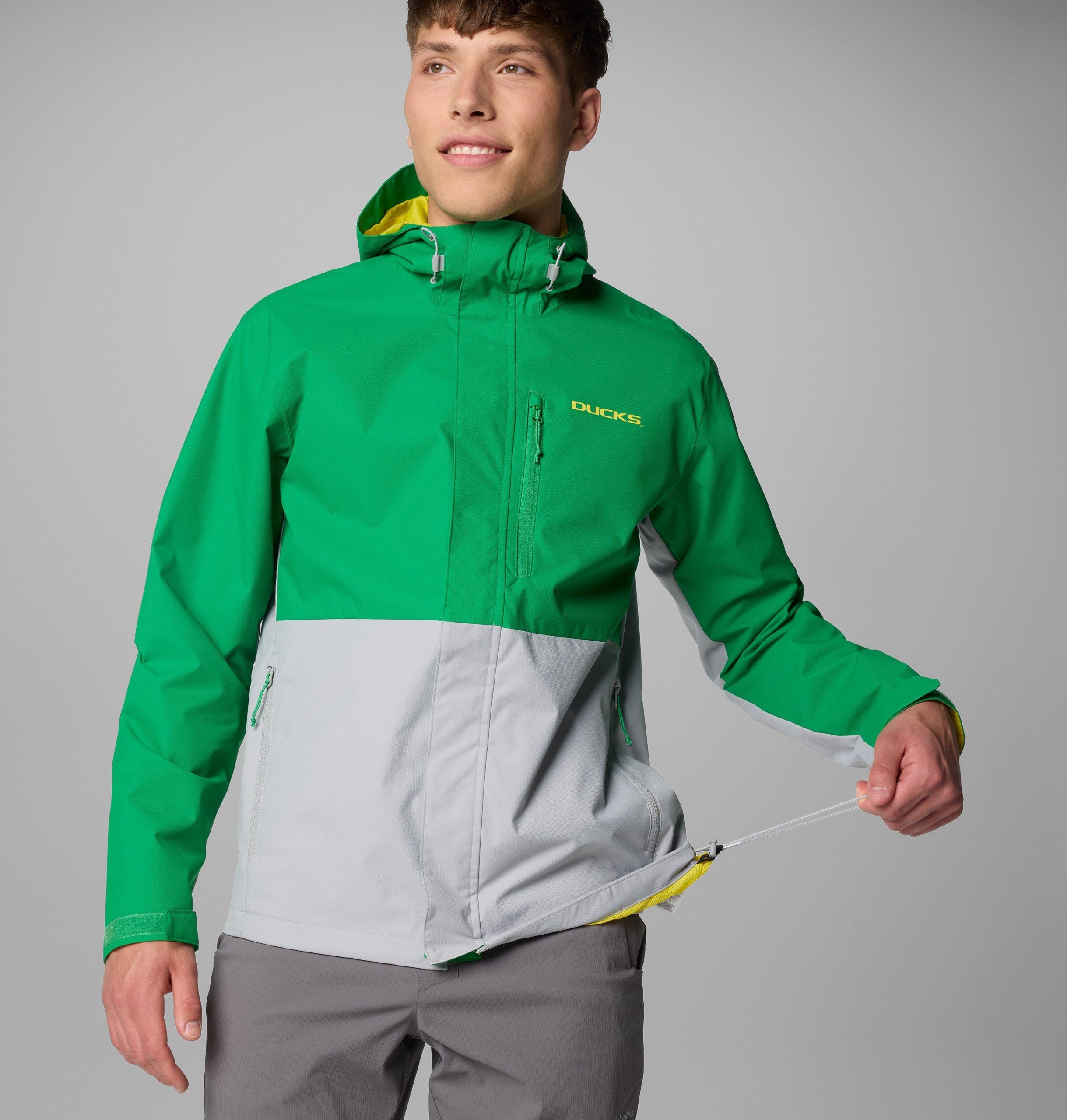 heren collegejack met veldbeschermende look - oregon