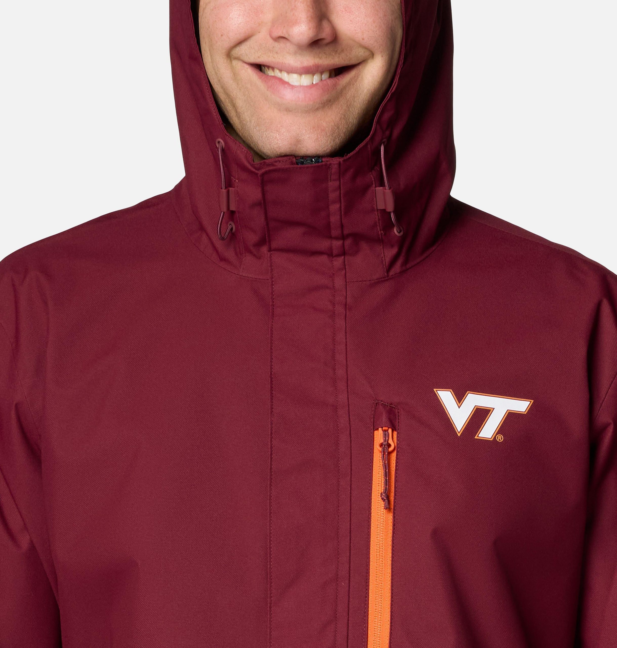 heren collegejack met veldbeschermende look - virginia tech