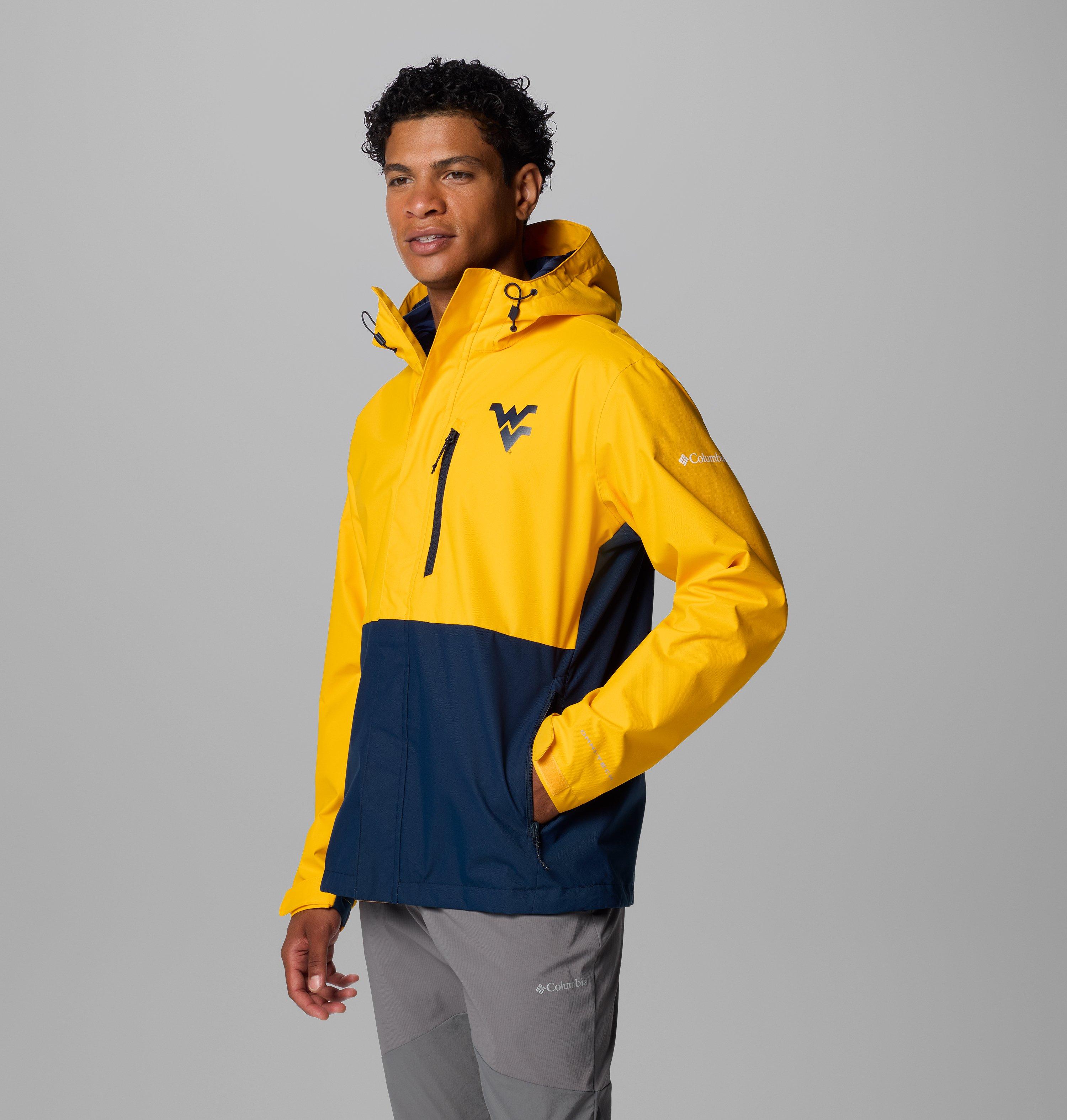 heren collegejack met veldbeschermende look - west virginia