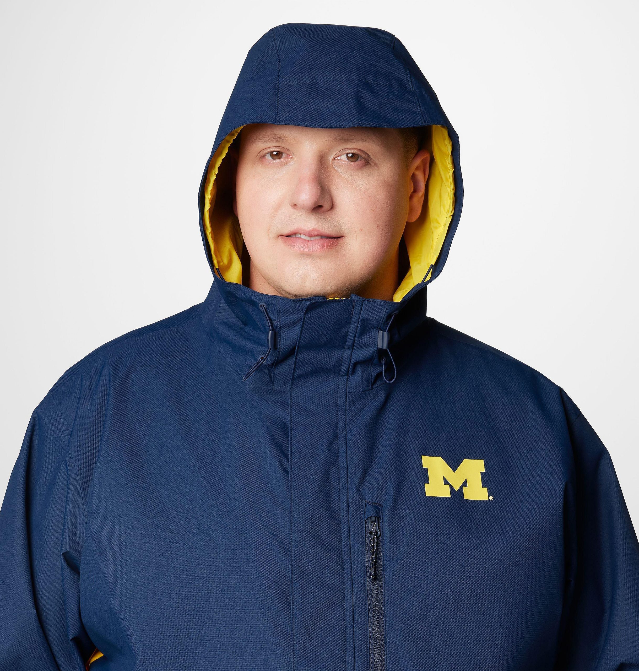 heren collegejack voor op het veld - michigan - groot