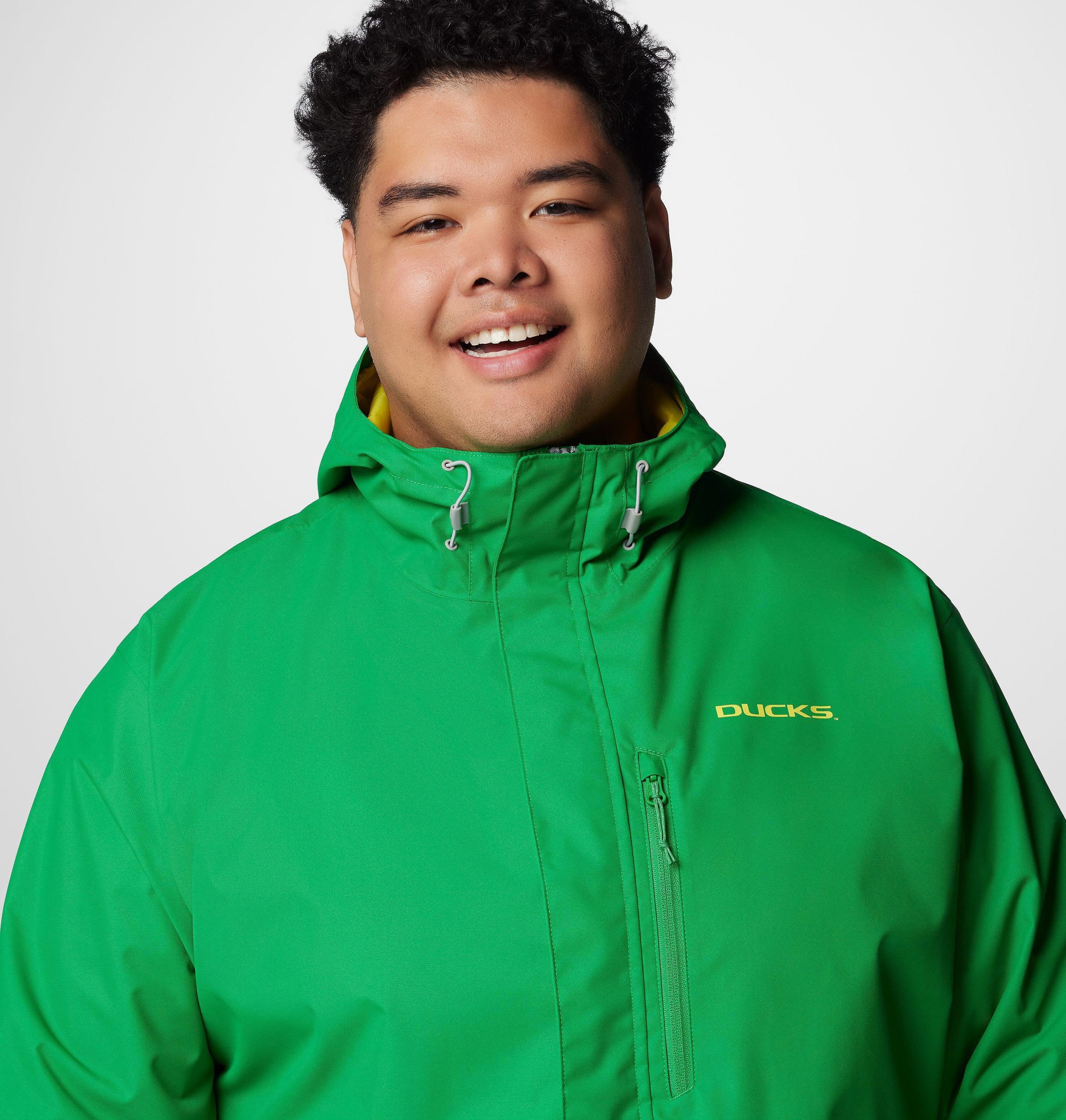 heren collegejack voor op het veld - oregon - groot