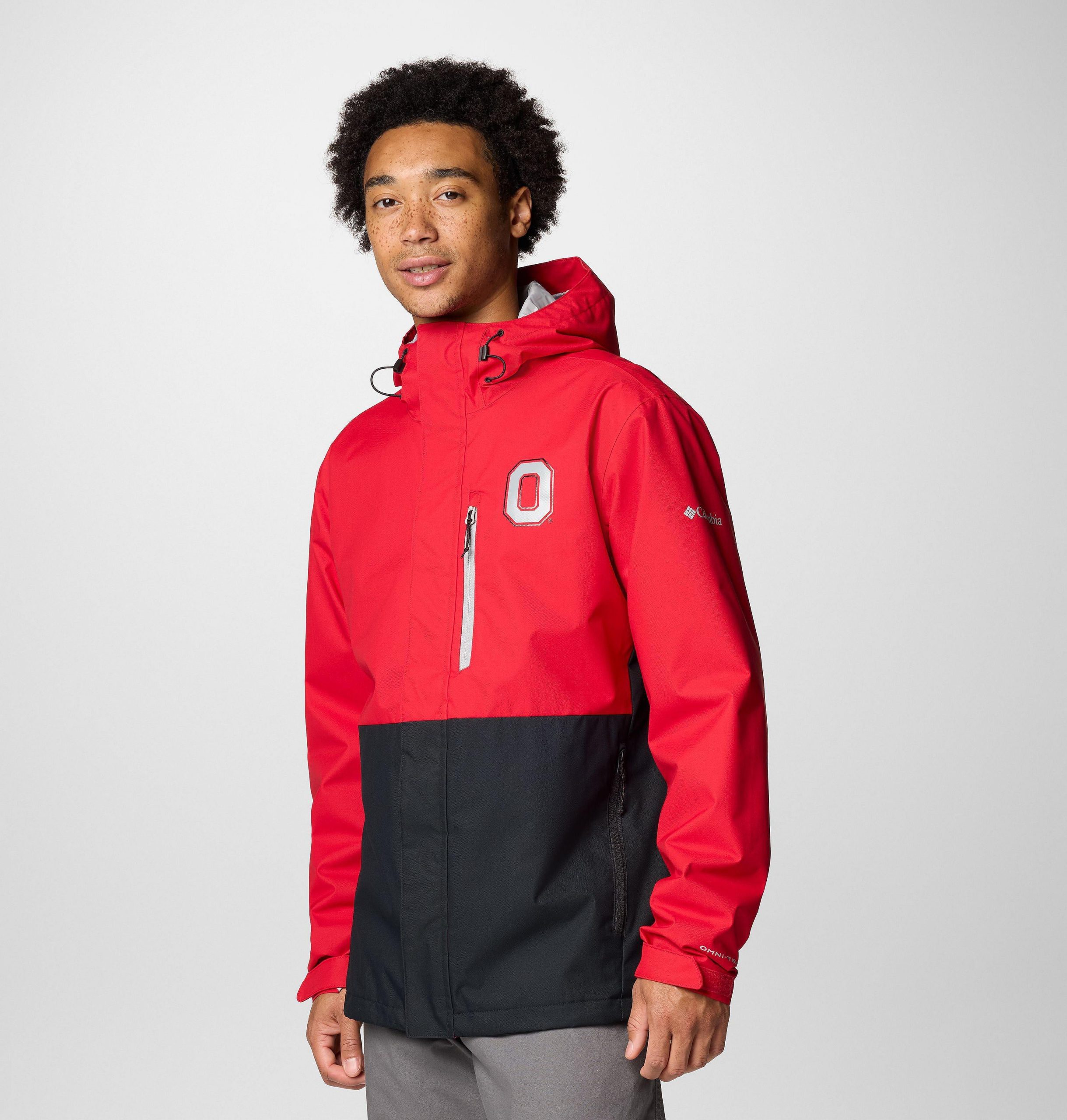 heren collegejack voor op het veld - lang - ohio state