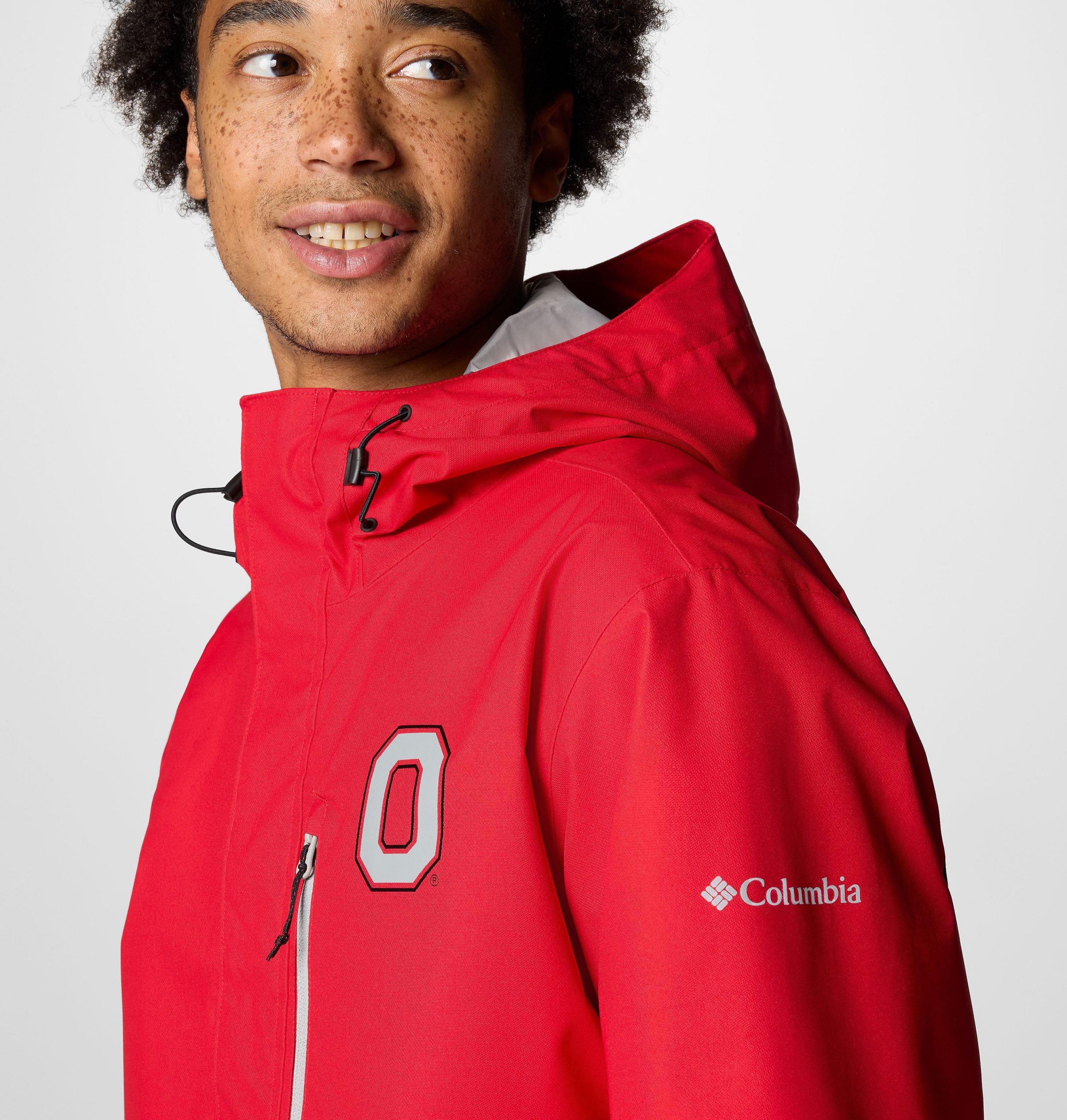 heren collegejack voor op het veld - lang - ohio state