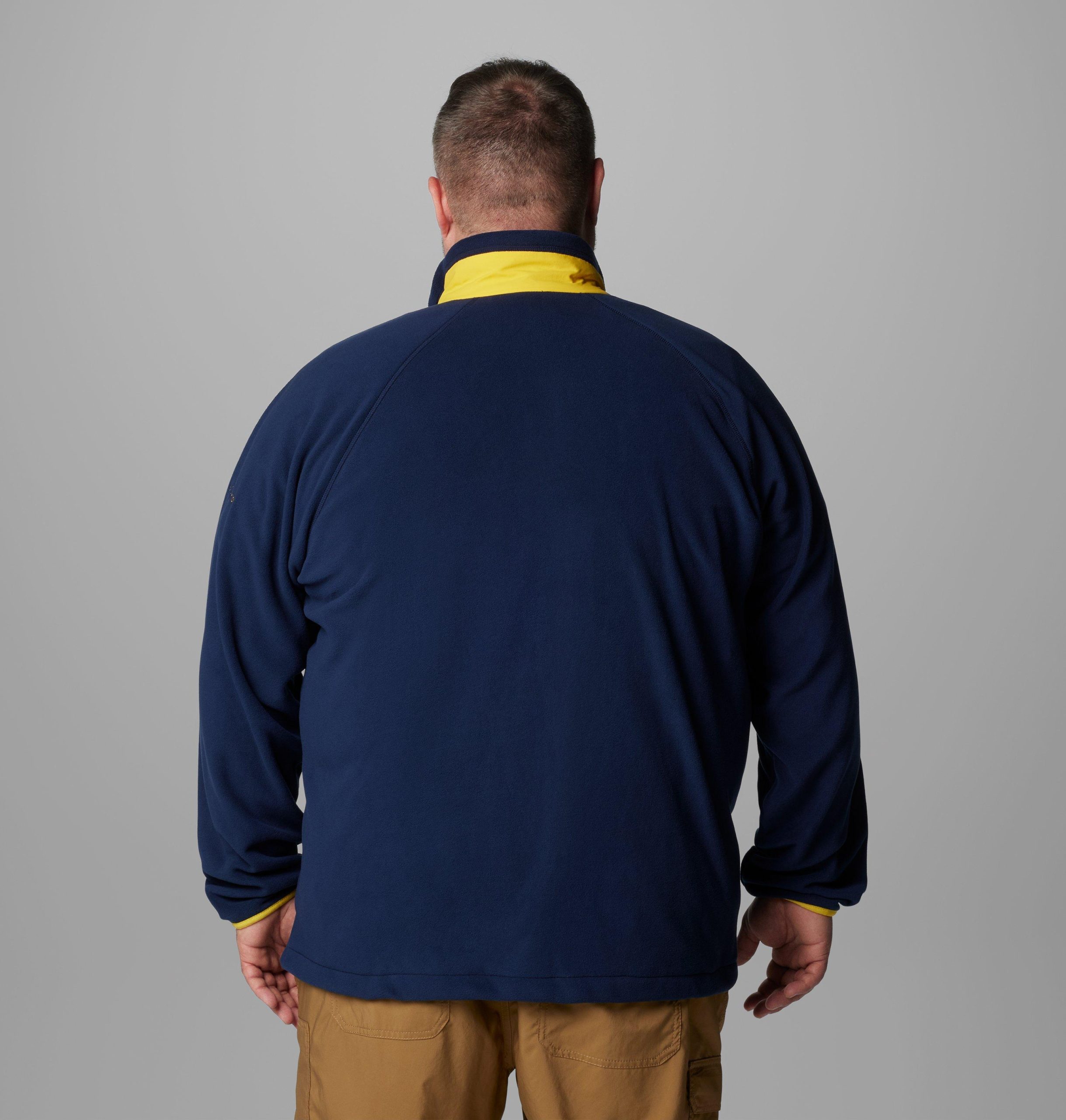 heren collegiate flanker iv fleece jacket - groot - michigan