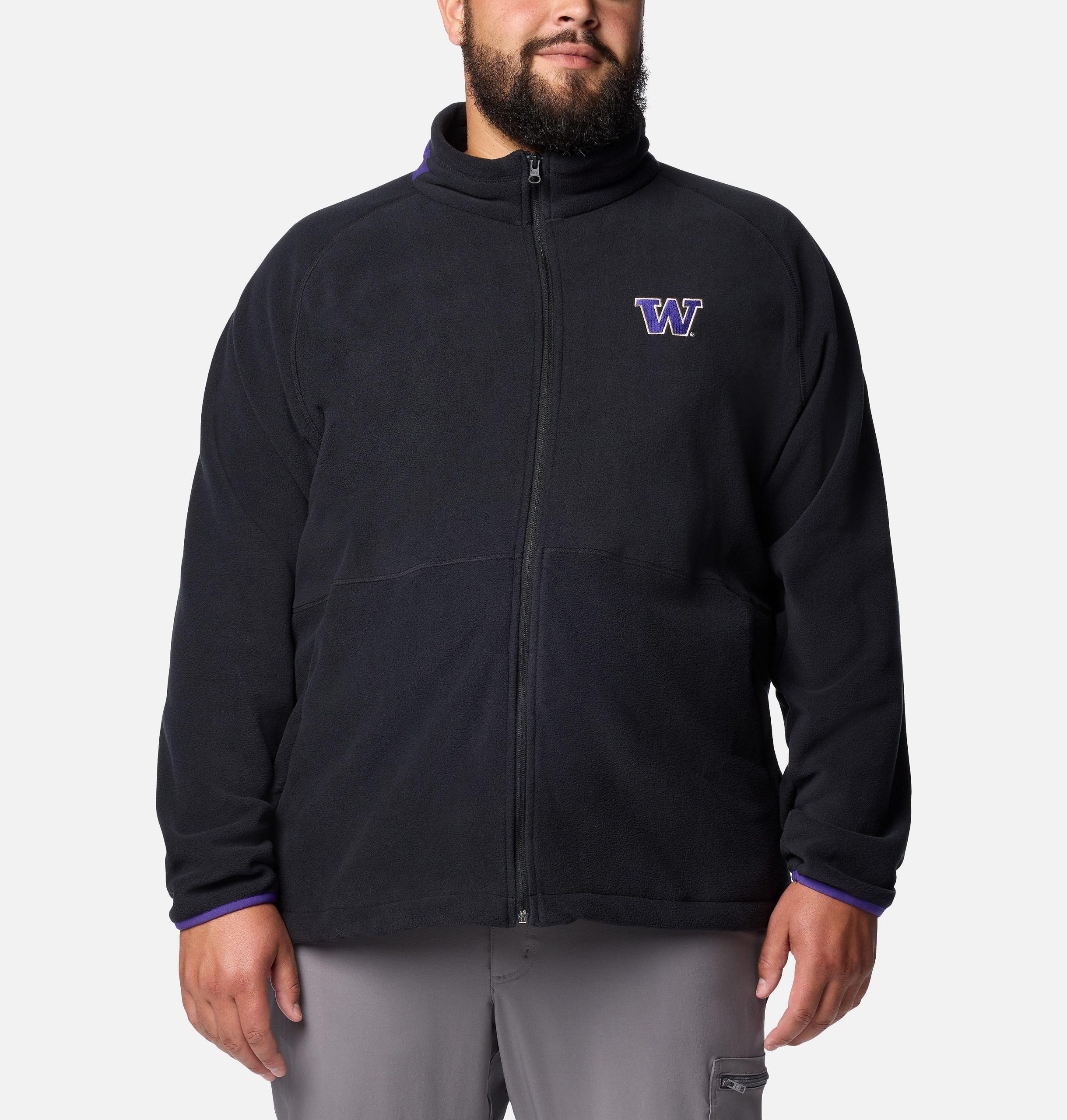 heren collegiate flanker iv fleece jacket - groot - washington