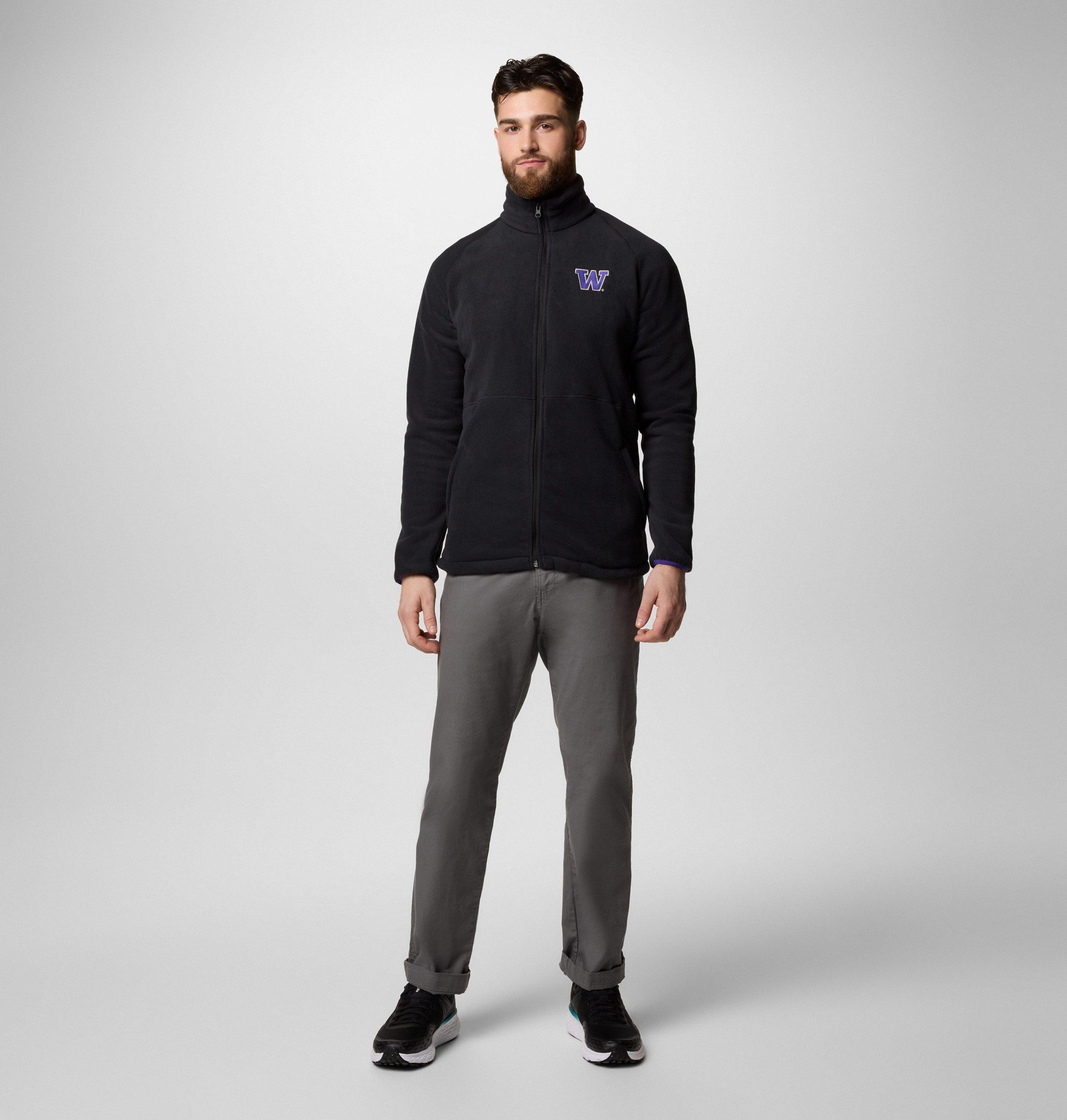 heren collegiate flanker iv fleecejack - lang