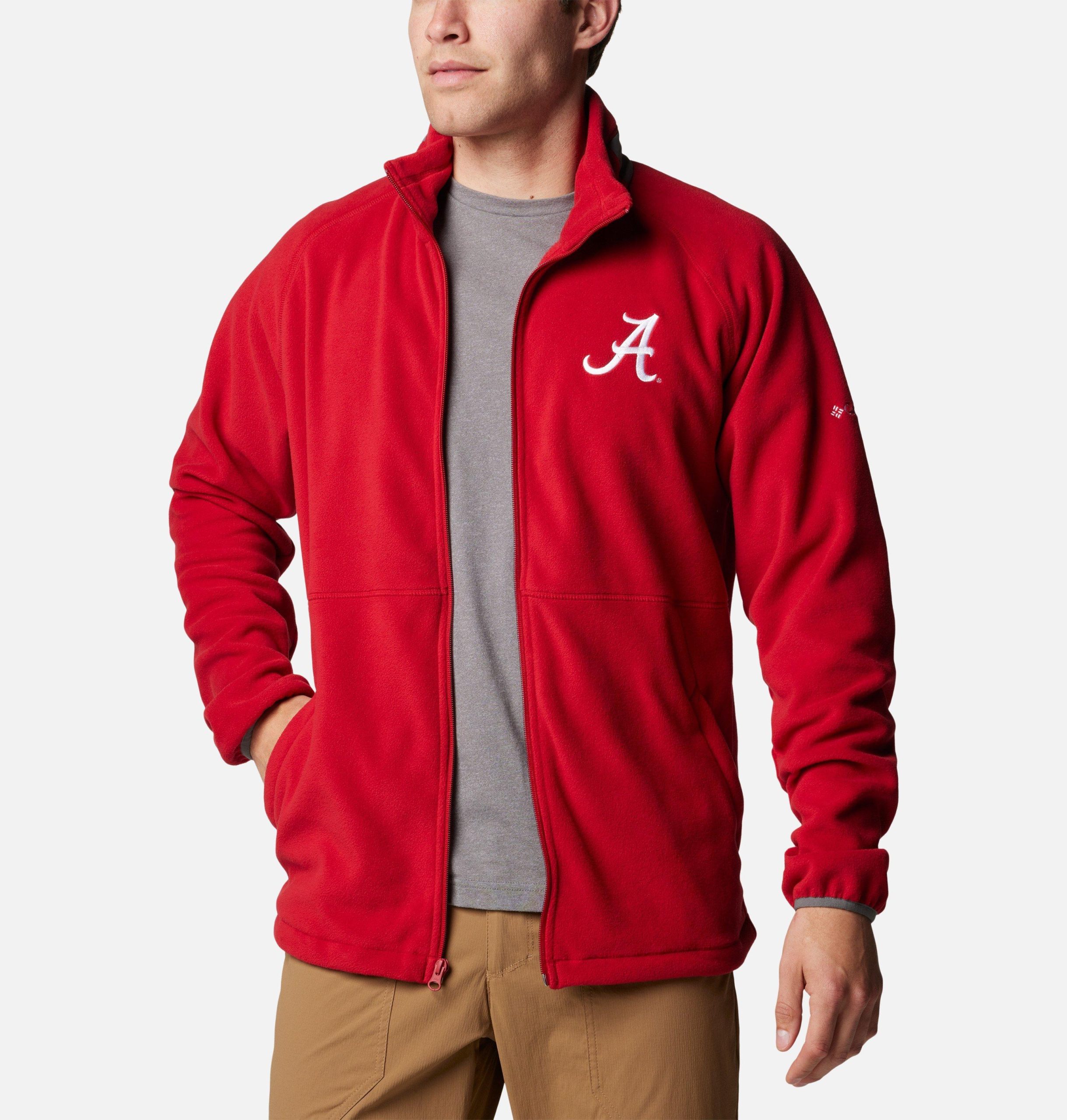 heren collegiate flanker iv fleece jacket - alabama - lang