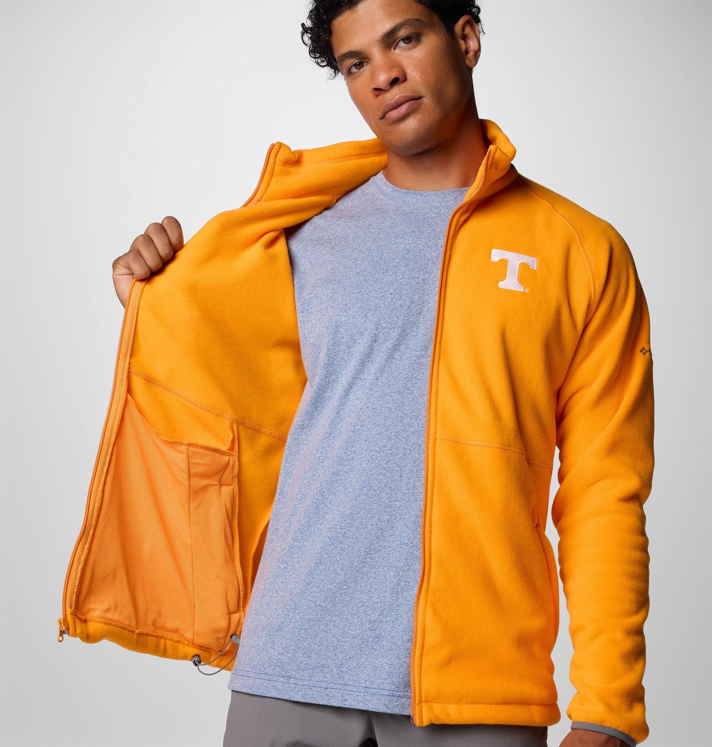 heren collegiate flanker iv fleece jacket - tall - tennessee