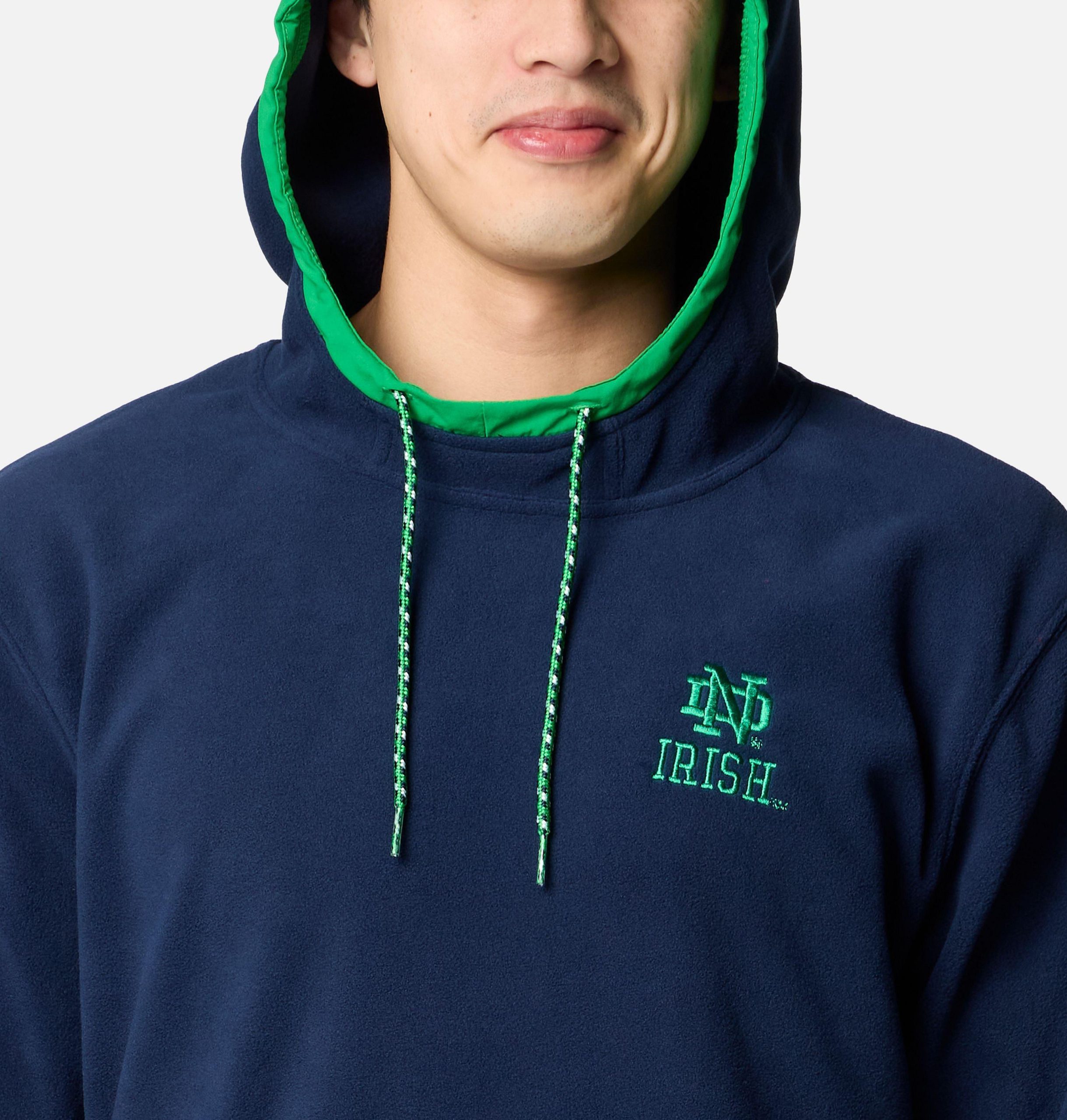 heren flanker fleece hoodie - notre dame