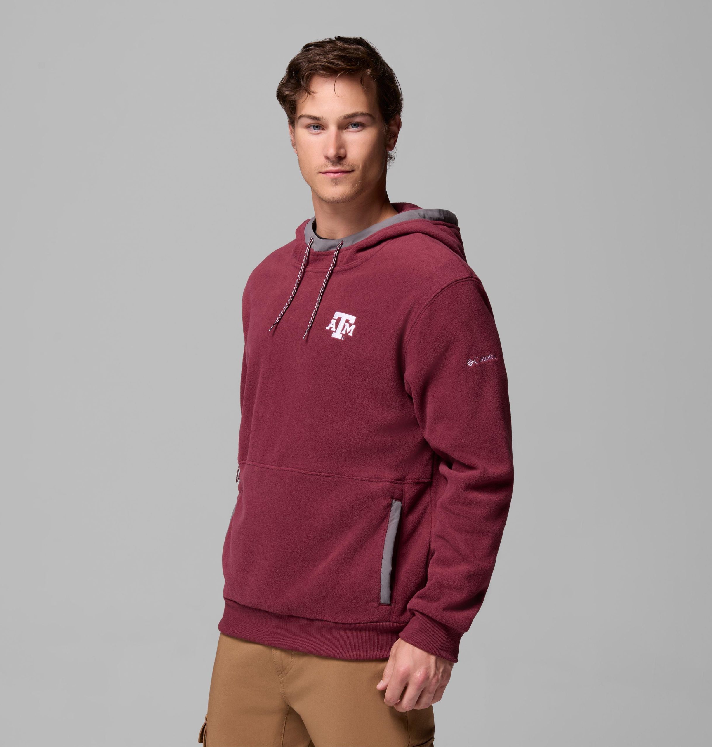 heren flanker fleece hoodie - texas am
