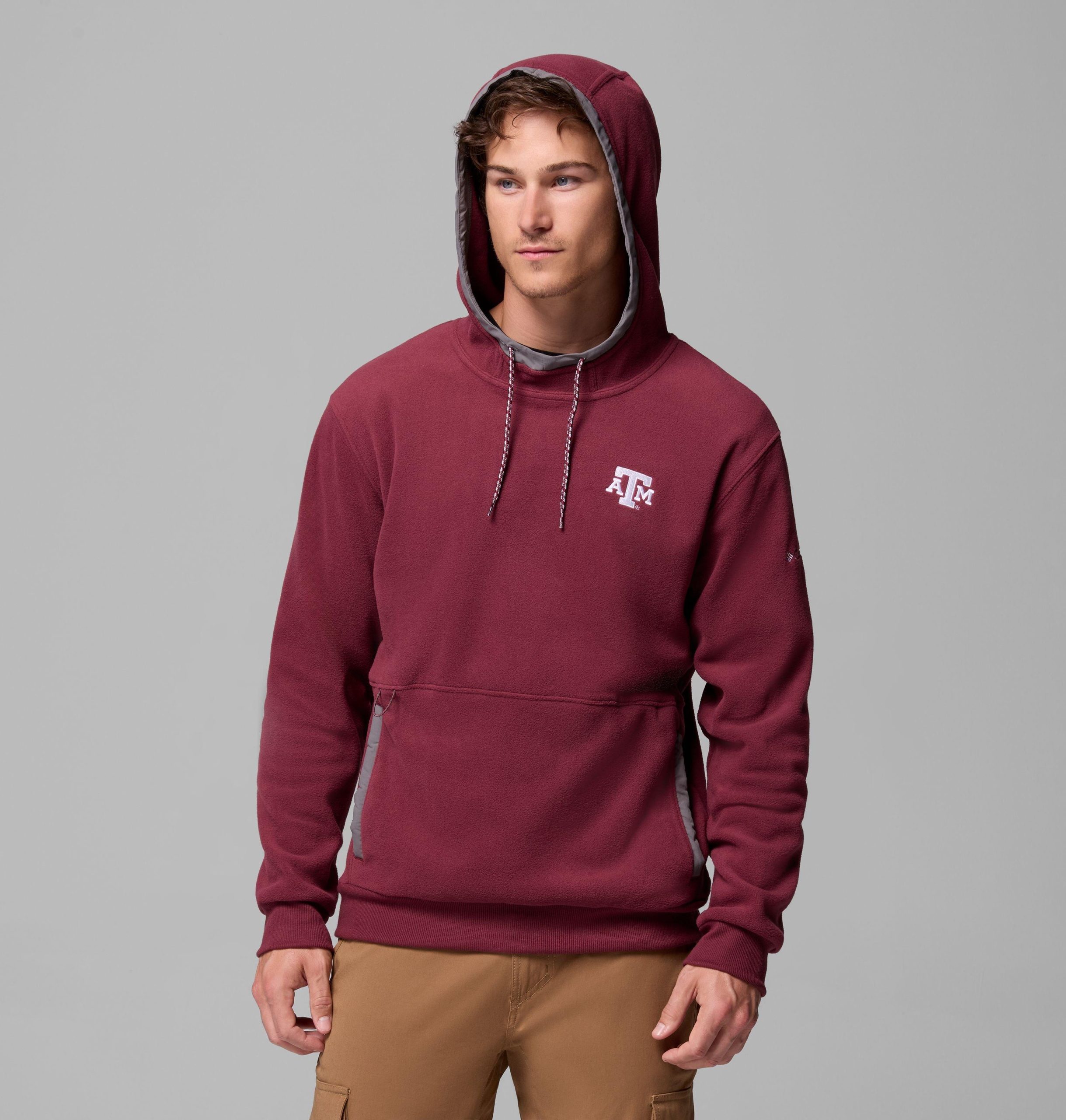 heren flanker fleece hoodie - texas am