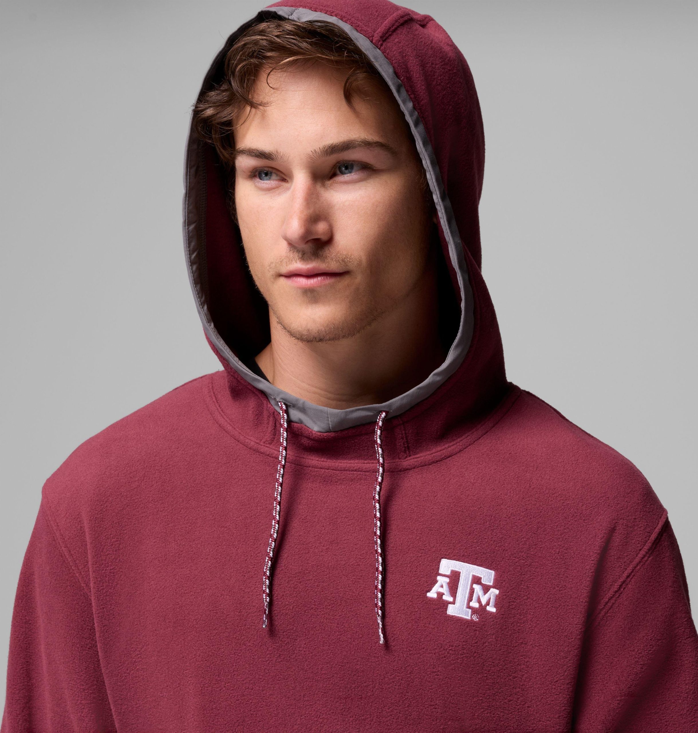 heren flanker fleece hoodie - texas am