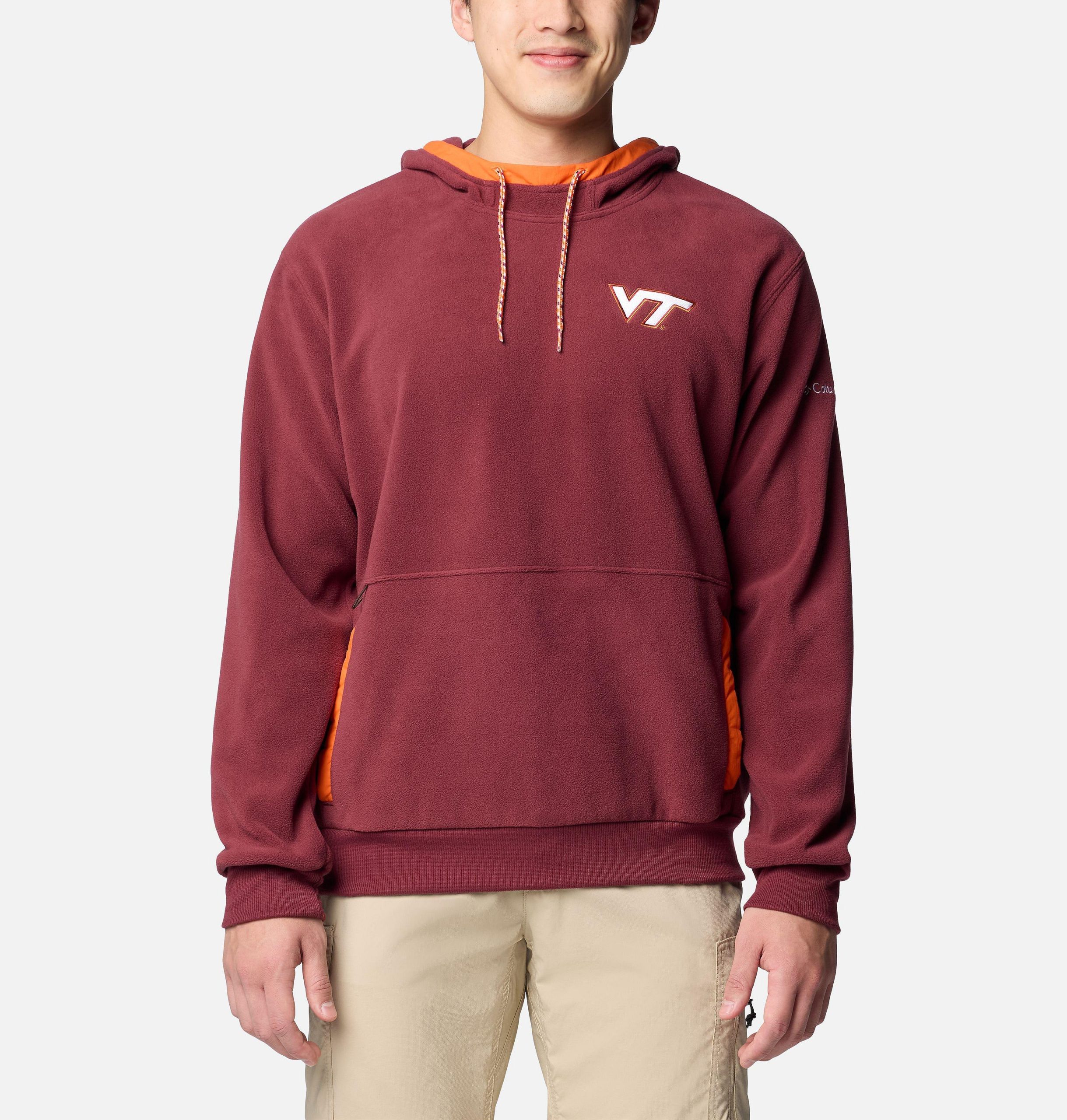 heren flanker fleece hoodie - virginia tech