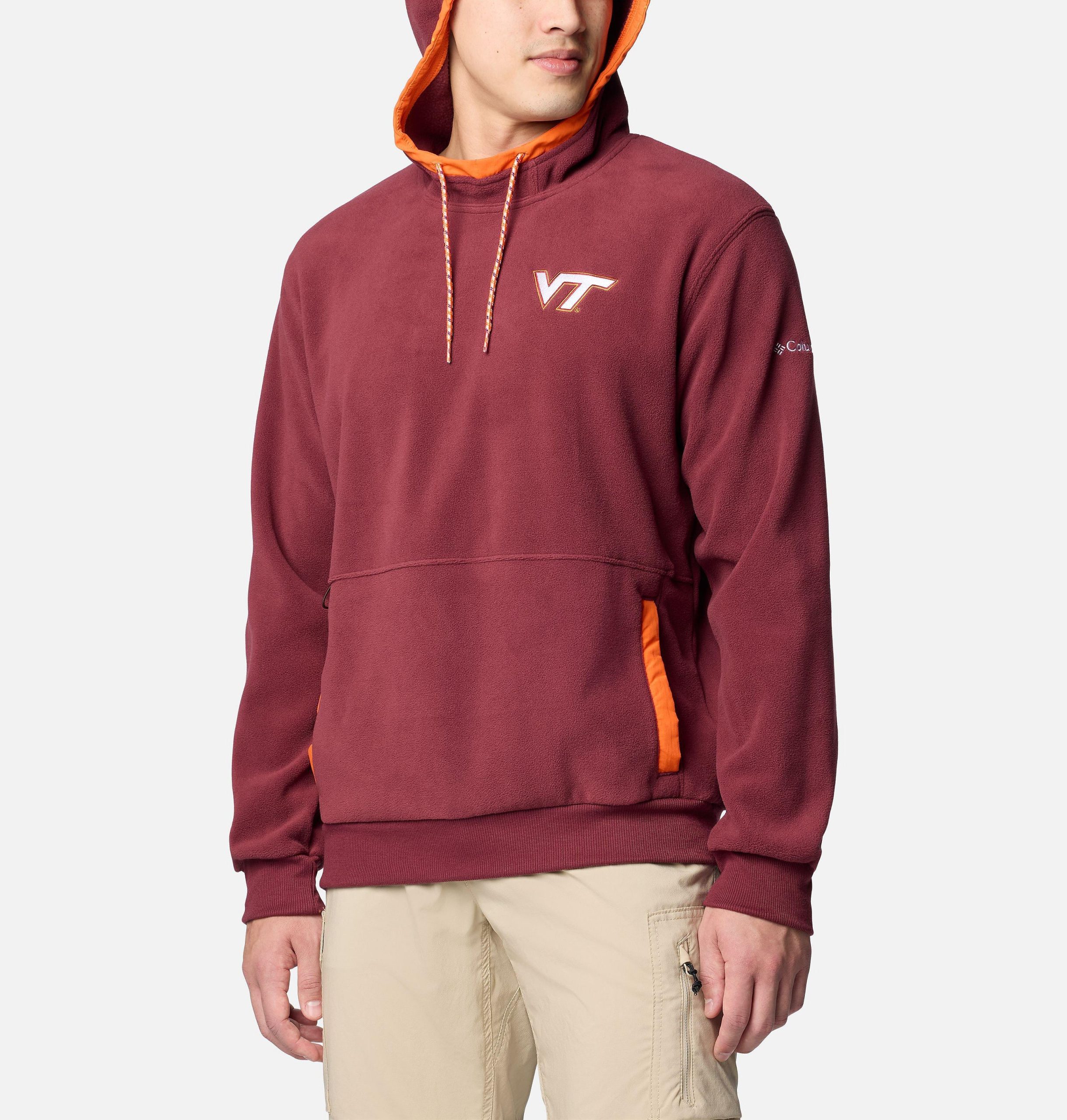 heren flanker fleece hoodie - virginia tech