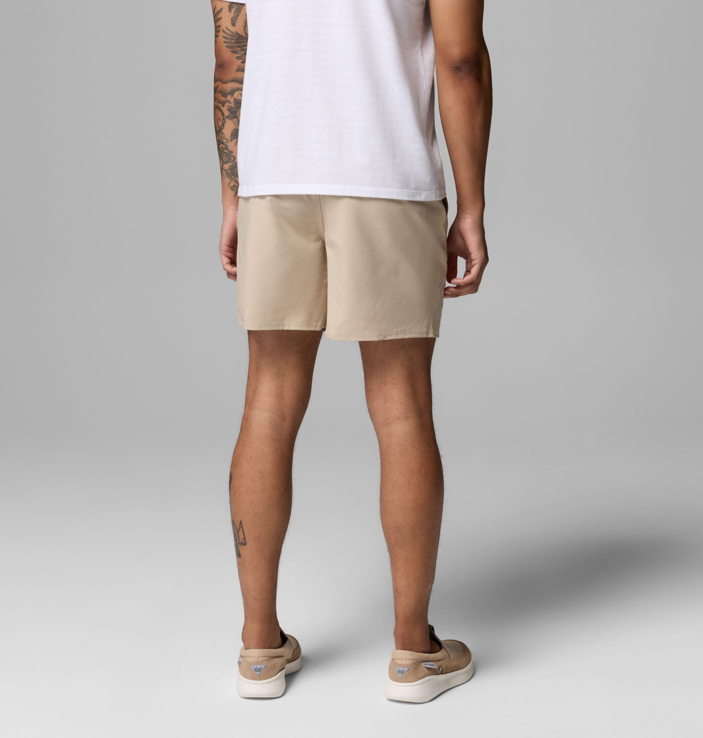 heren pfg terminal roamer stretch shorts - lsu
