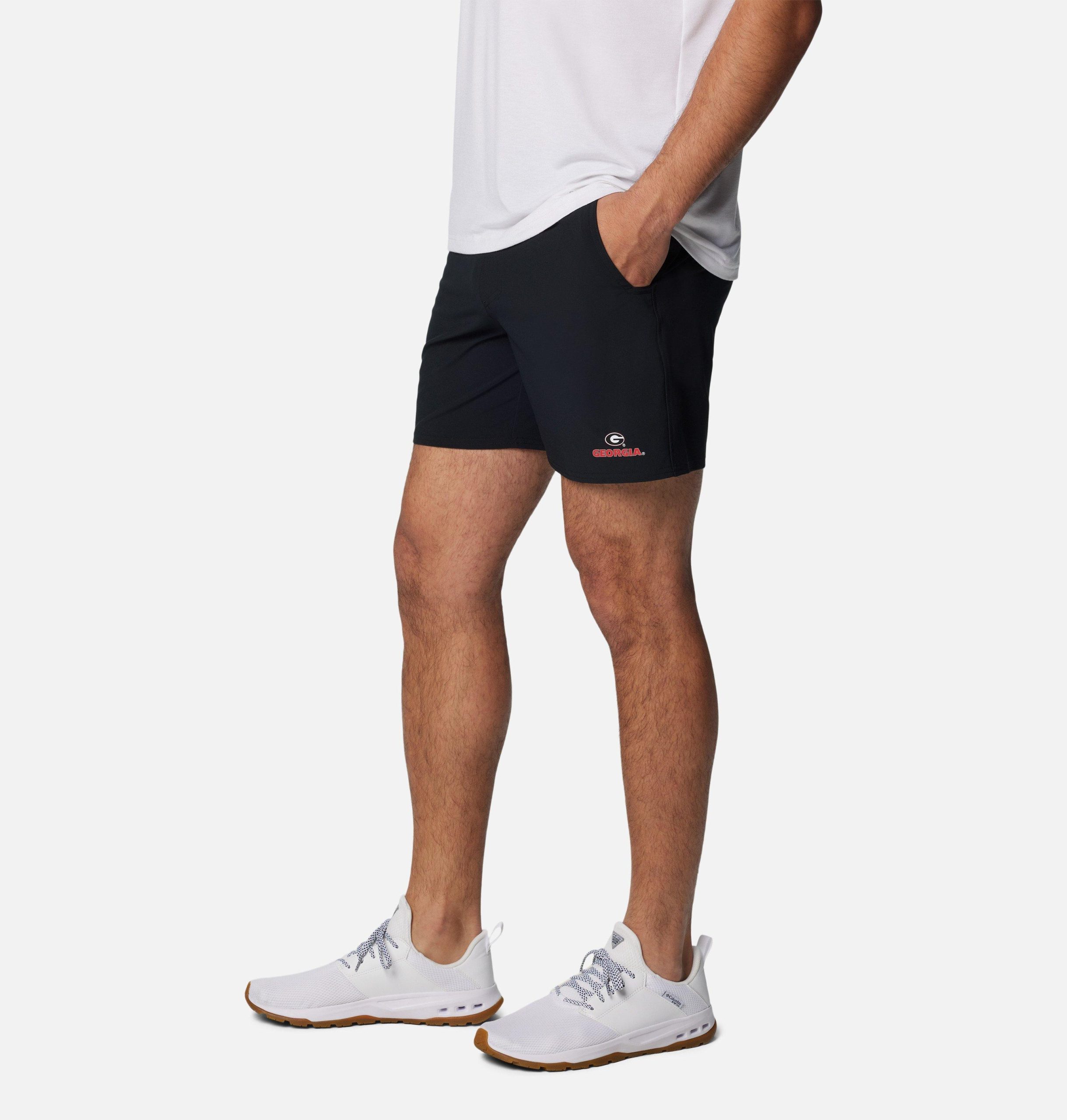 heren pfg terminal roamer stretch shorts - georgia