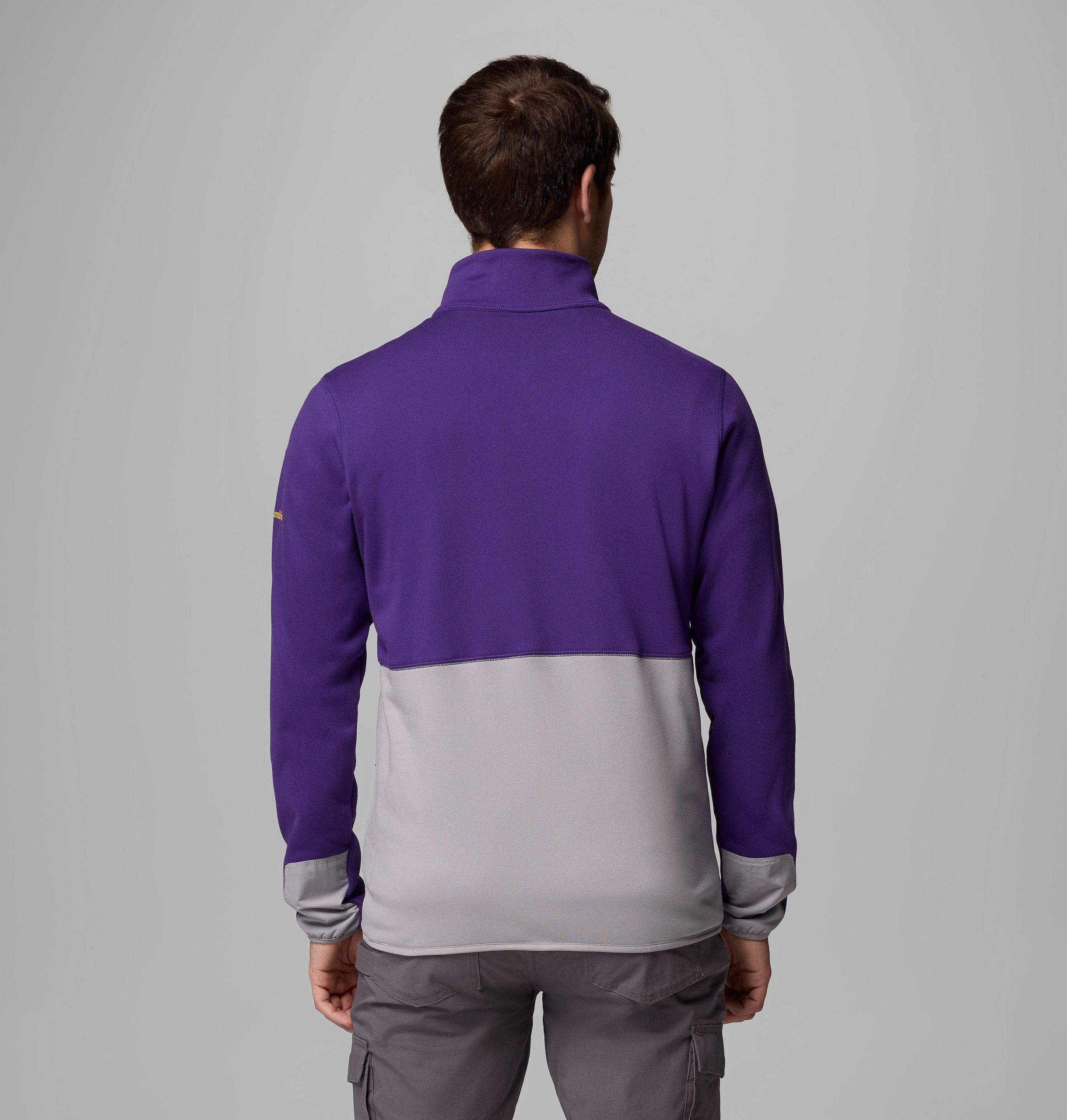 heren columbia hike half zip jacket - lsu