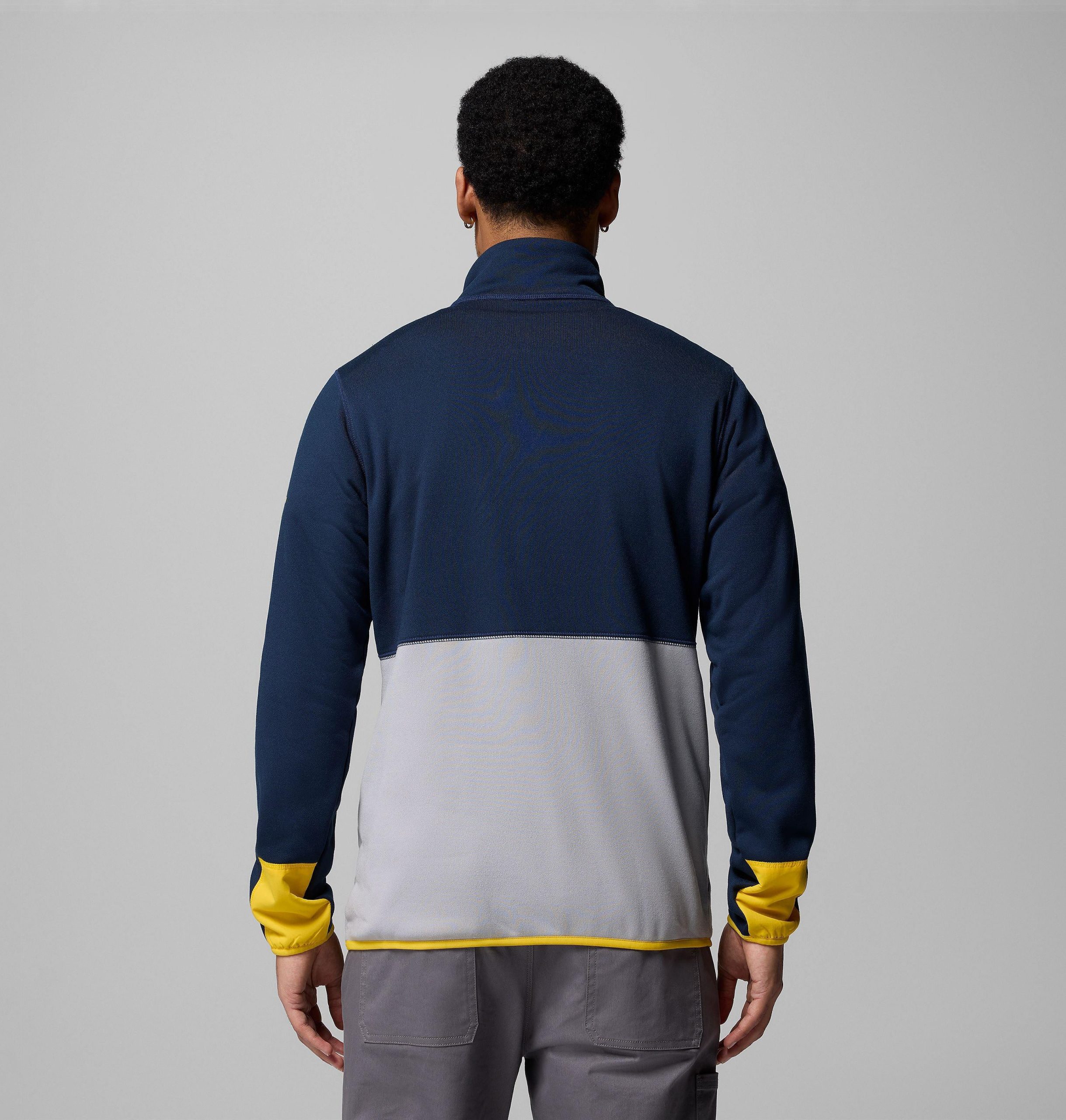 heren collegiate columbia hike half zip jacket - michigan