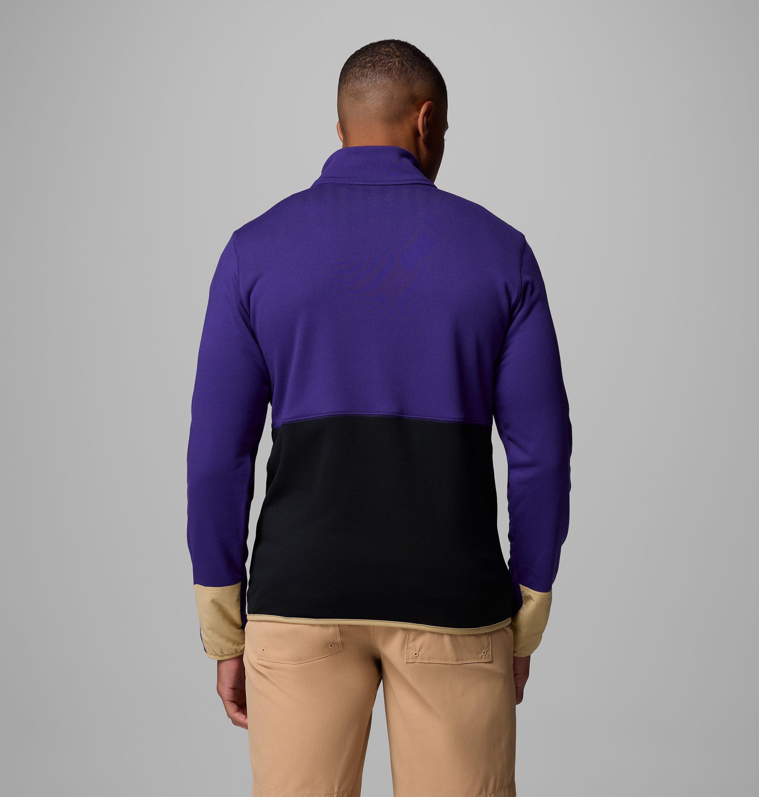 heren collegiate columbia hike half zip jacket - washington