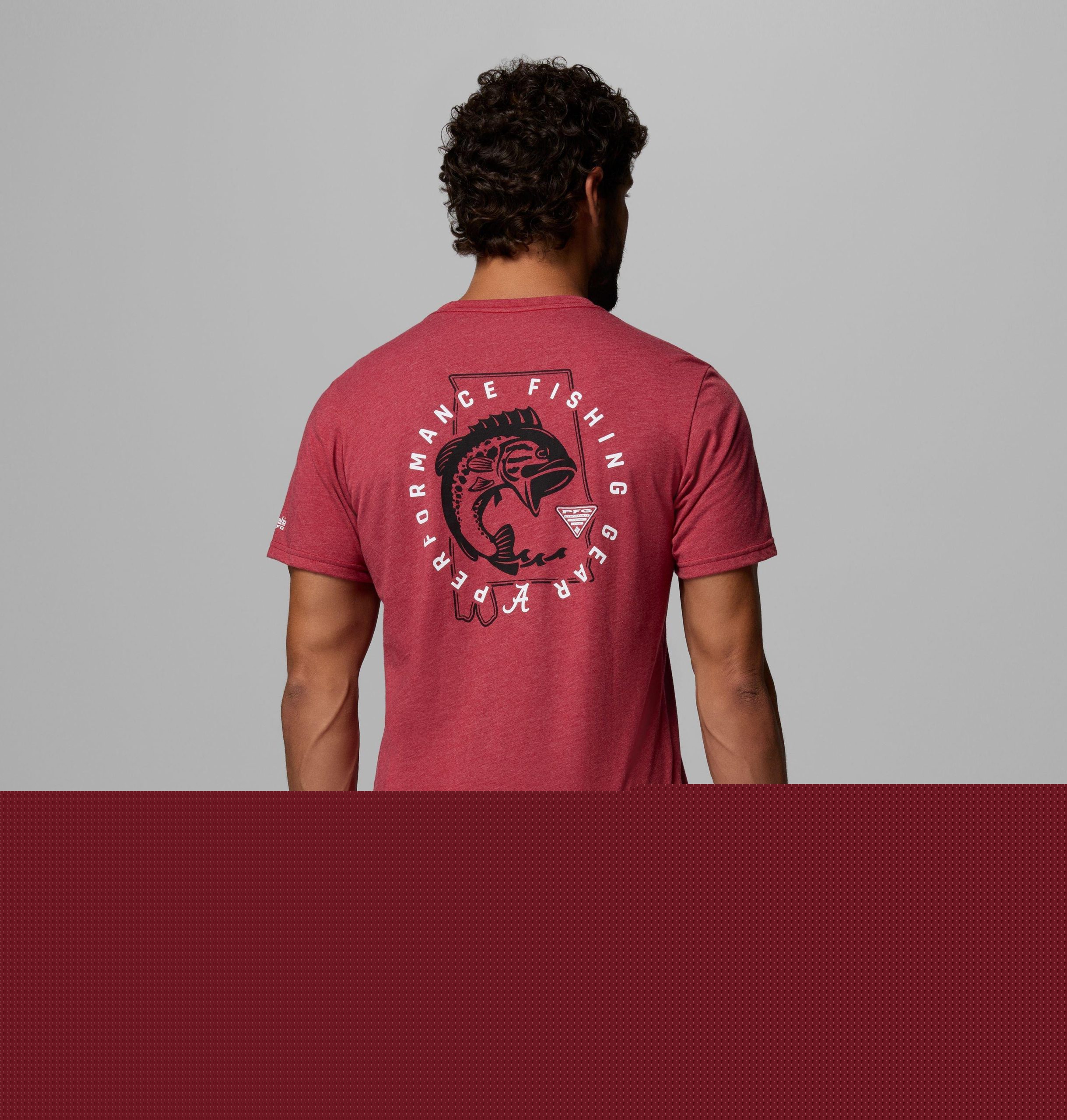 heren college pfg shirt met korte mouwen - alabama