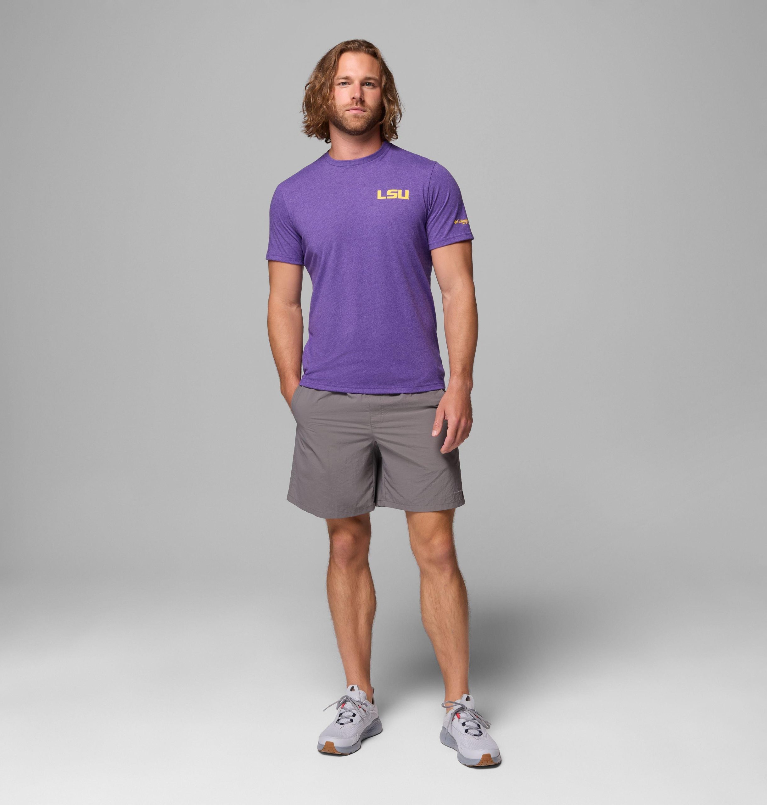 heren college pfg shirt met korte mouwen - lsu