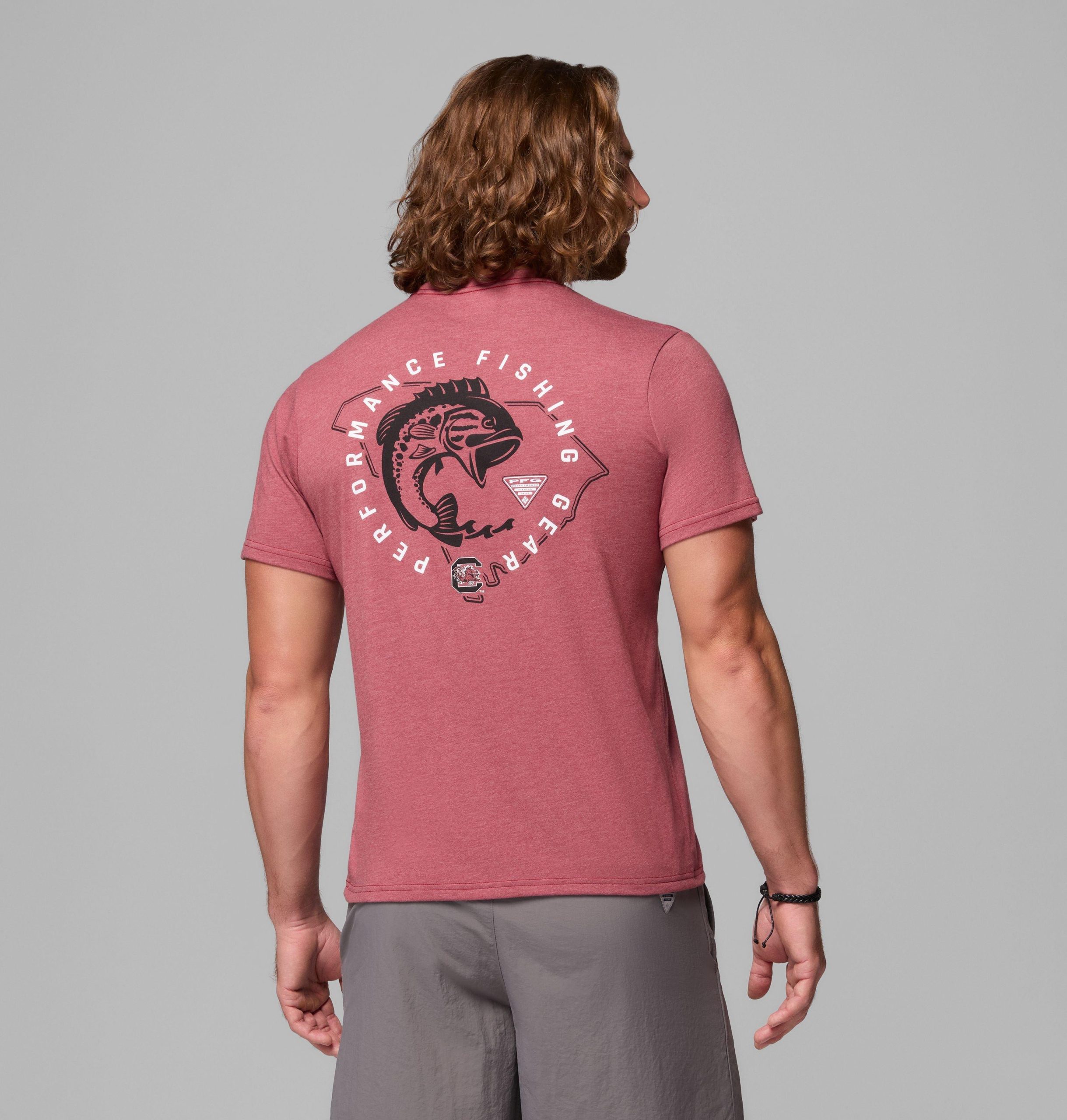 heren college pfg shirt met korte mouwen - south carolina