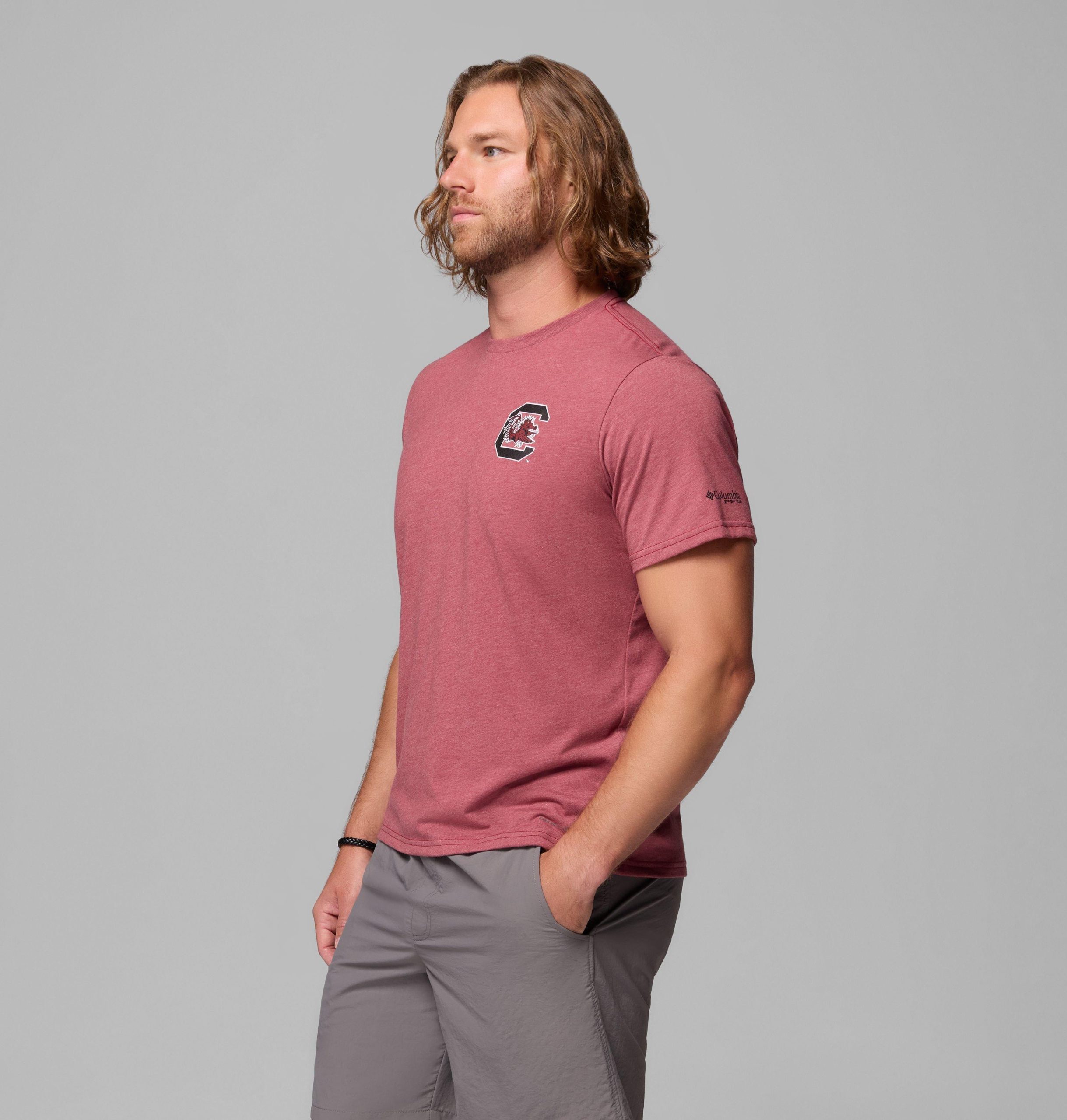 heren college pfg shirt met korte mouwen - south carolina
