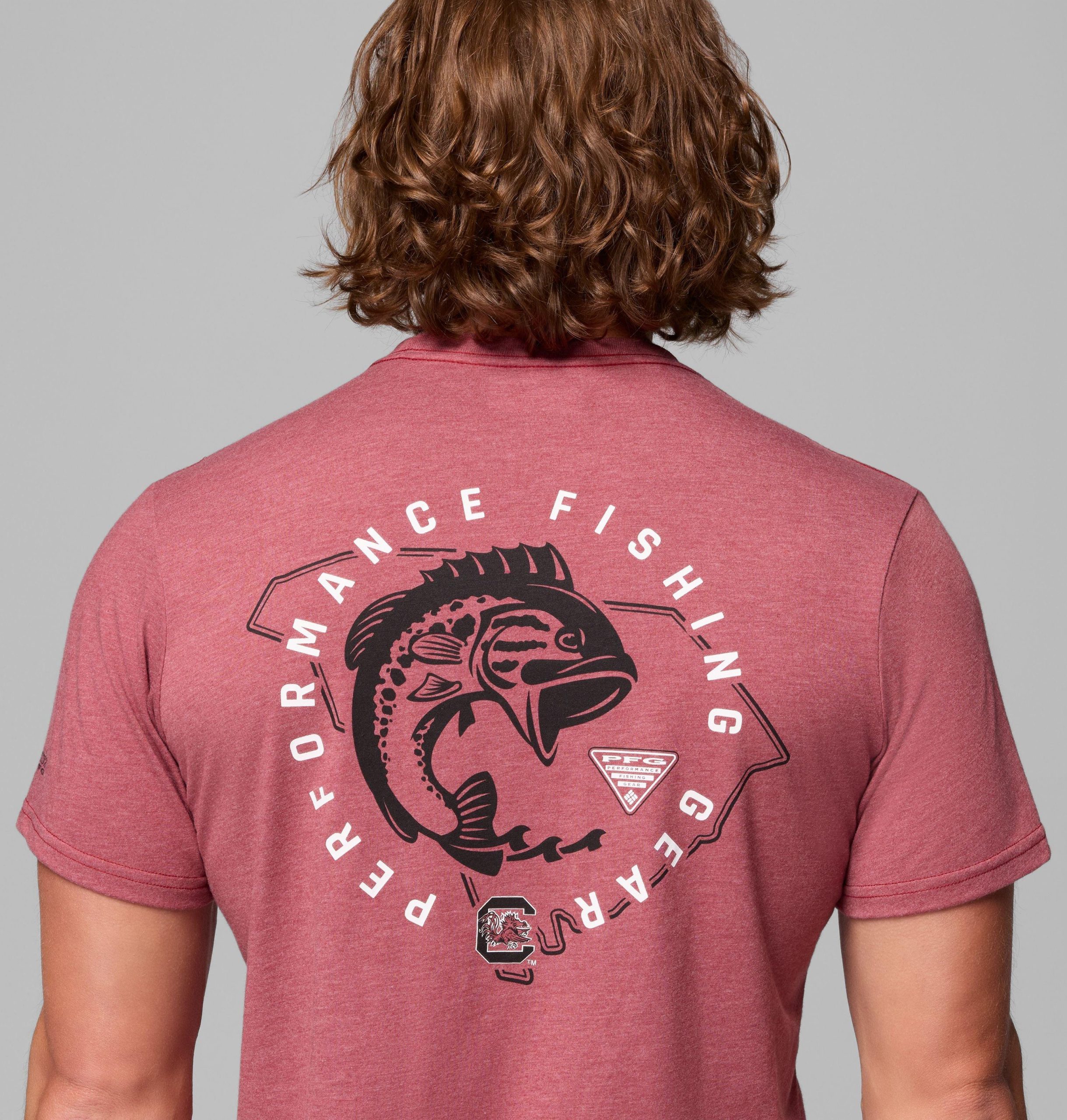 heren college pfg shirt met korte mouwen - south carolina