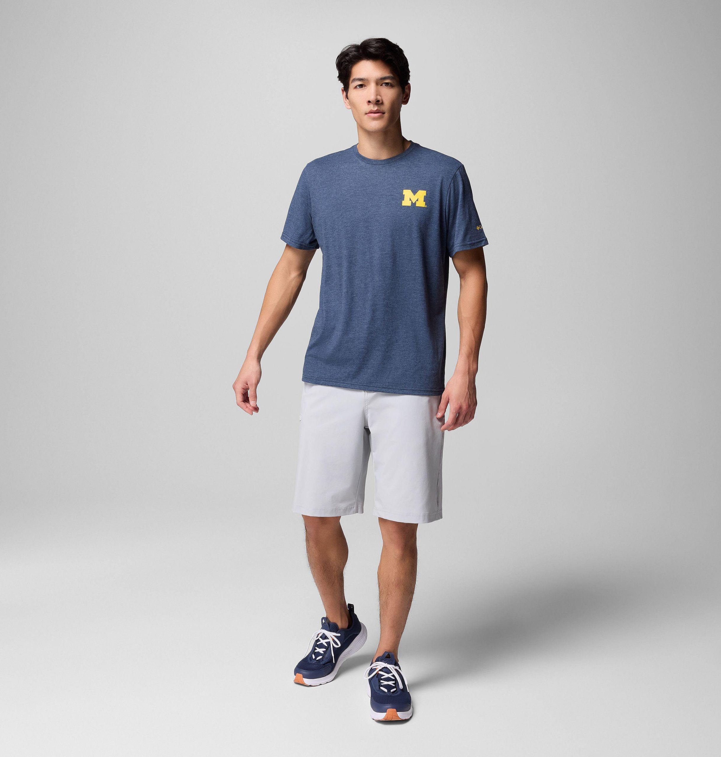 heren college pfg shirt met korte mouwen - michigan