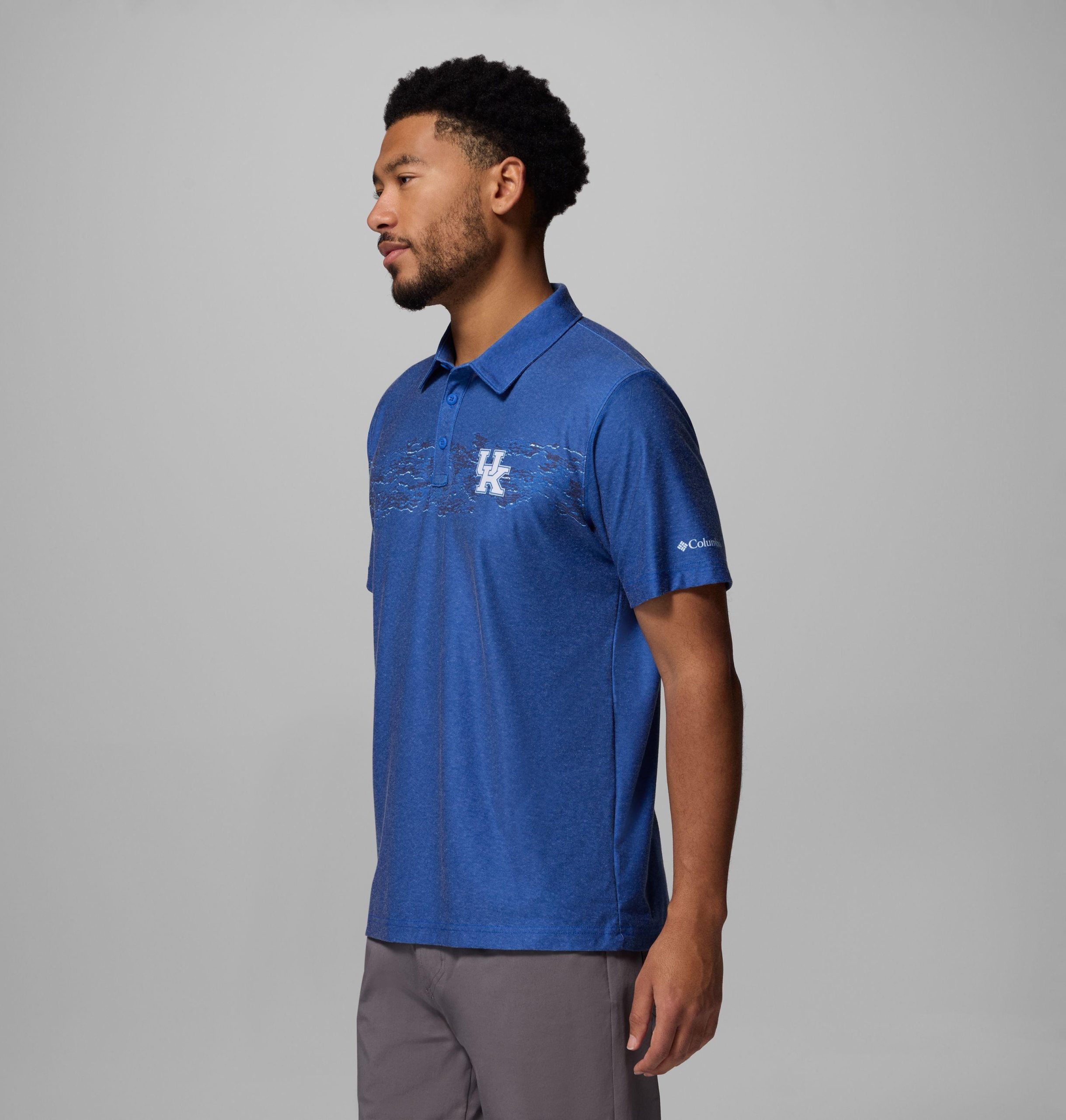 herenpolo van thistletown hills met opdruk - kentucky
