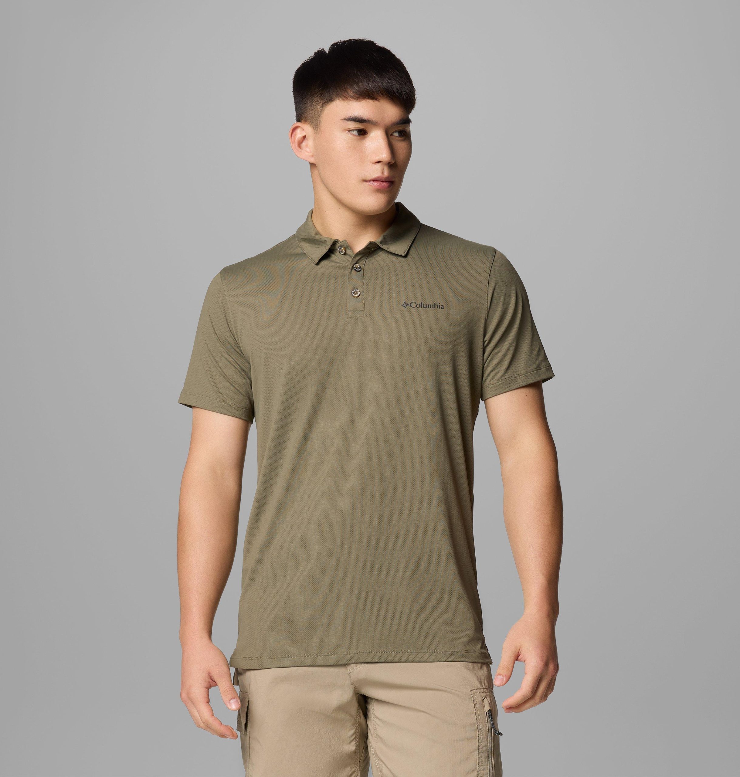 heren tech trail utility polo