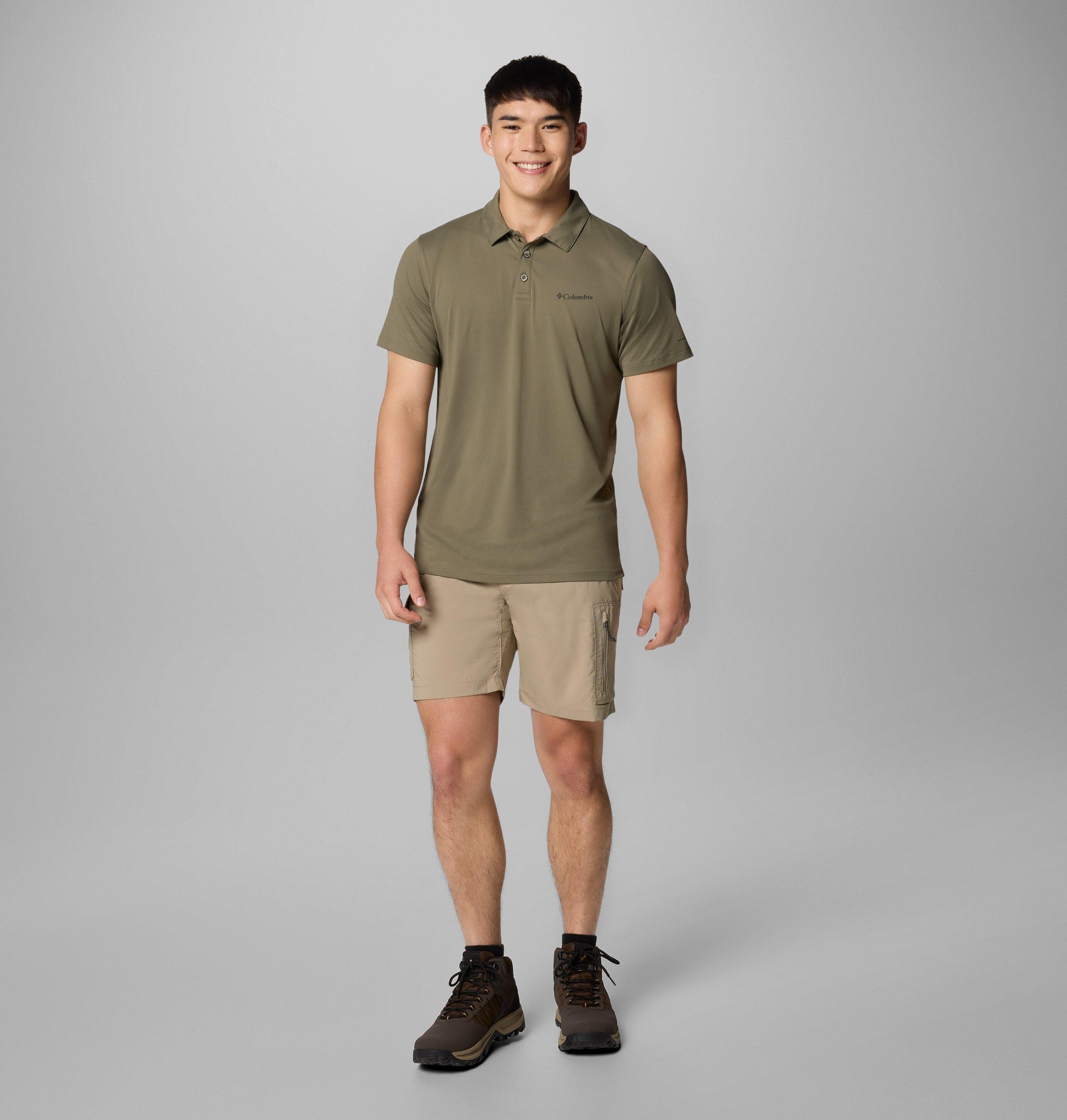 heren tech trail utility polo