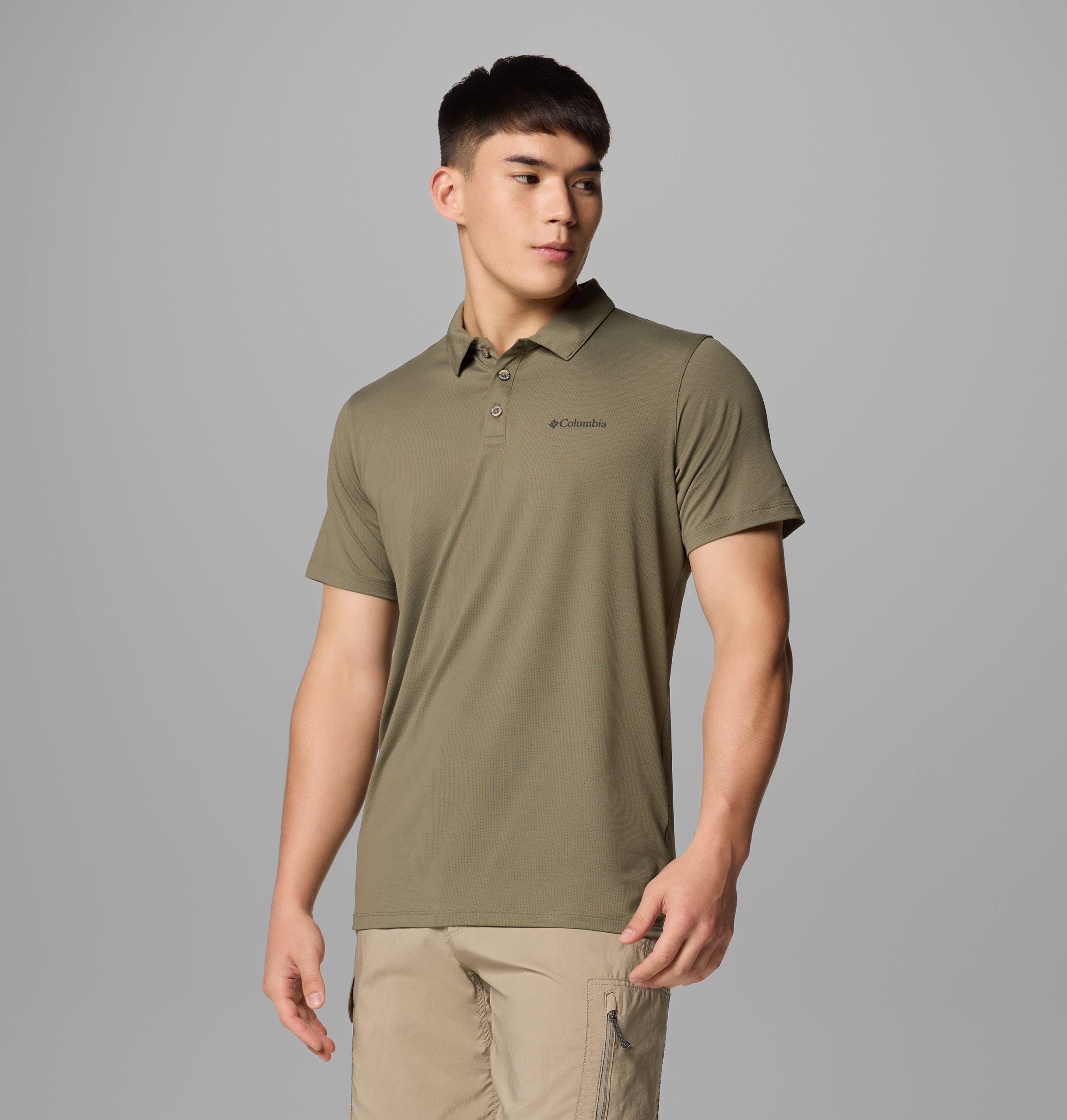 heren tech trail utility polo
