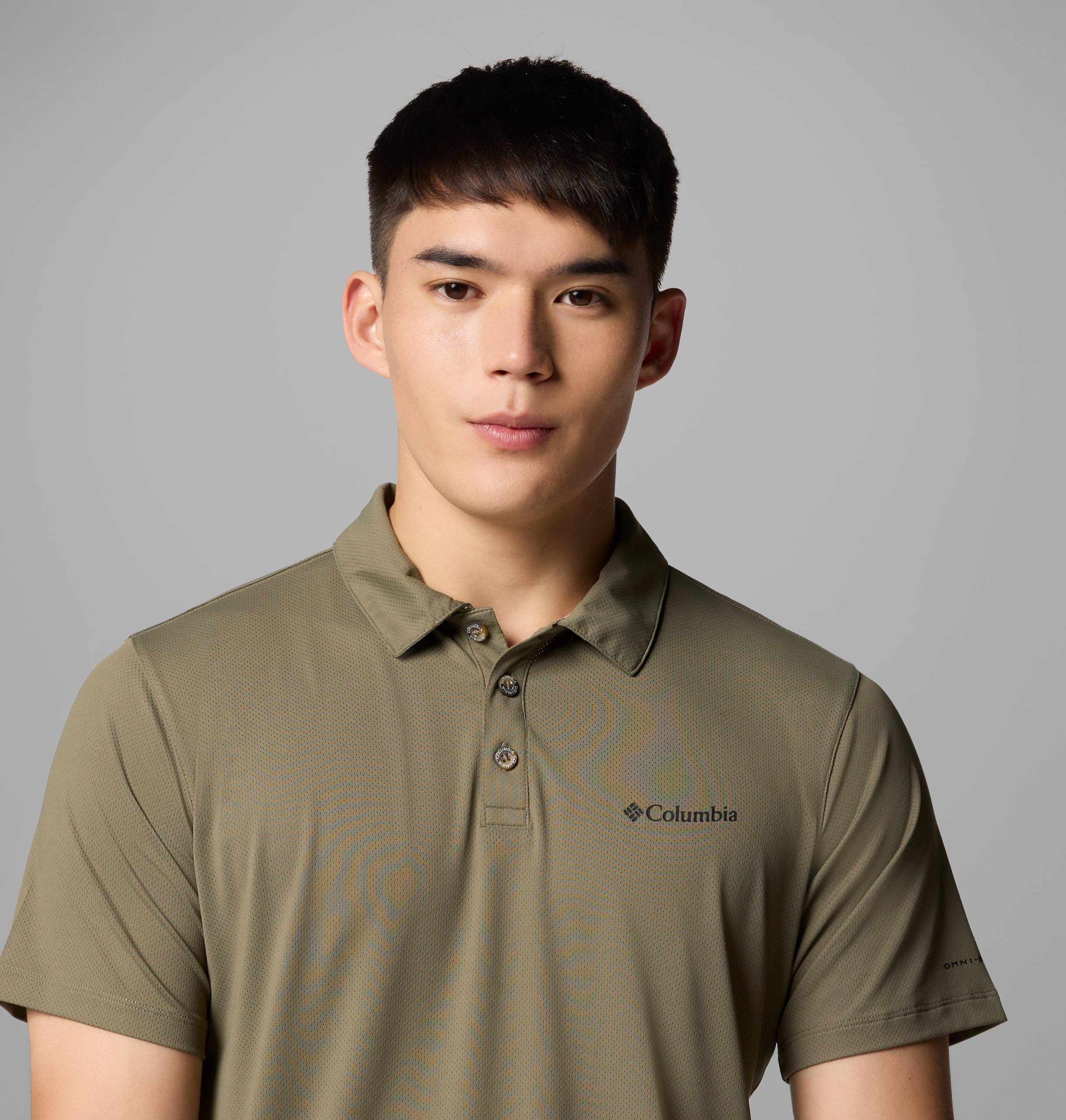 heren tech trail utility polo