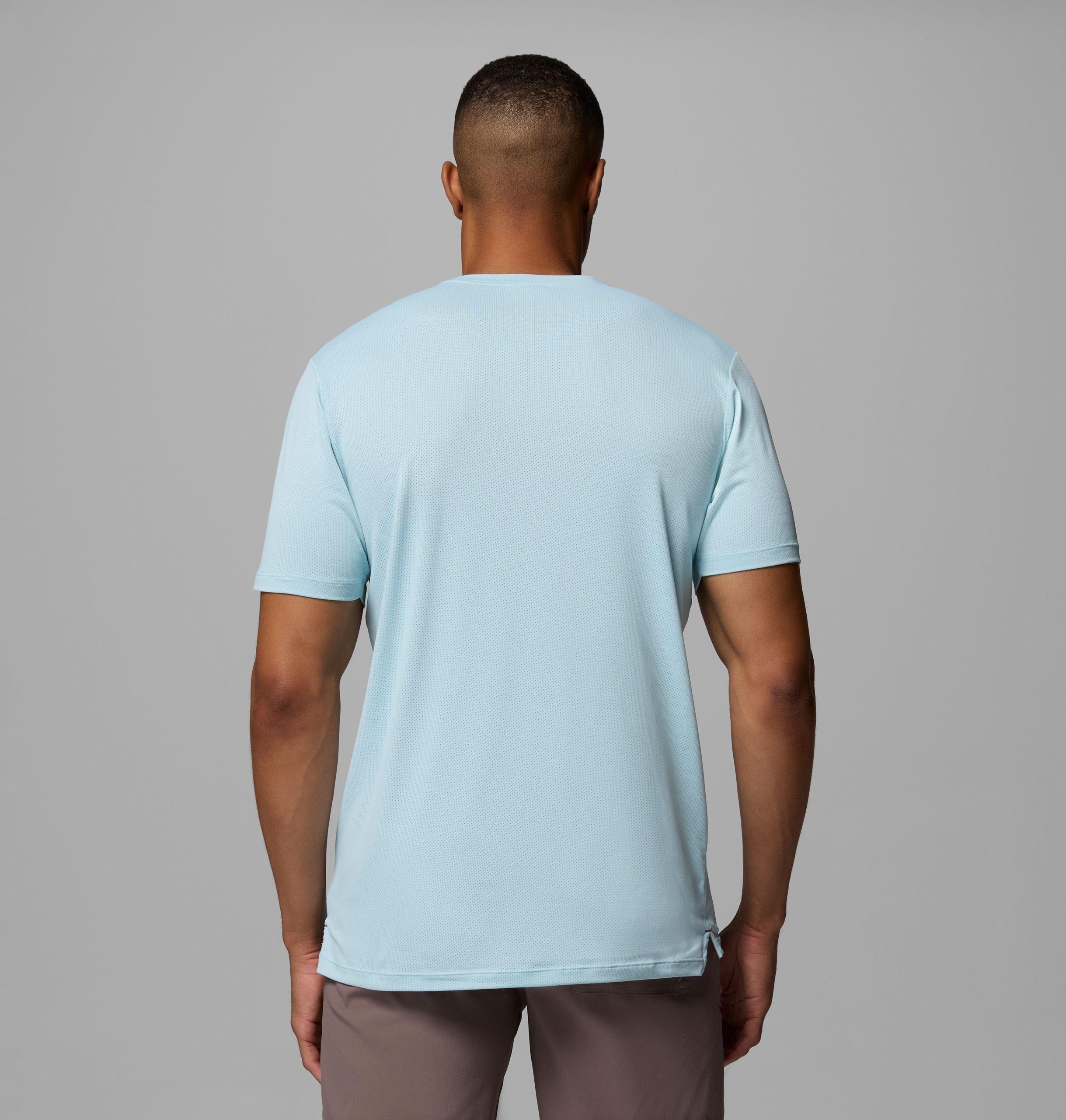 heren tech trail utility short sleeve crew