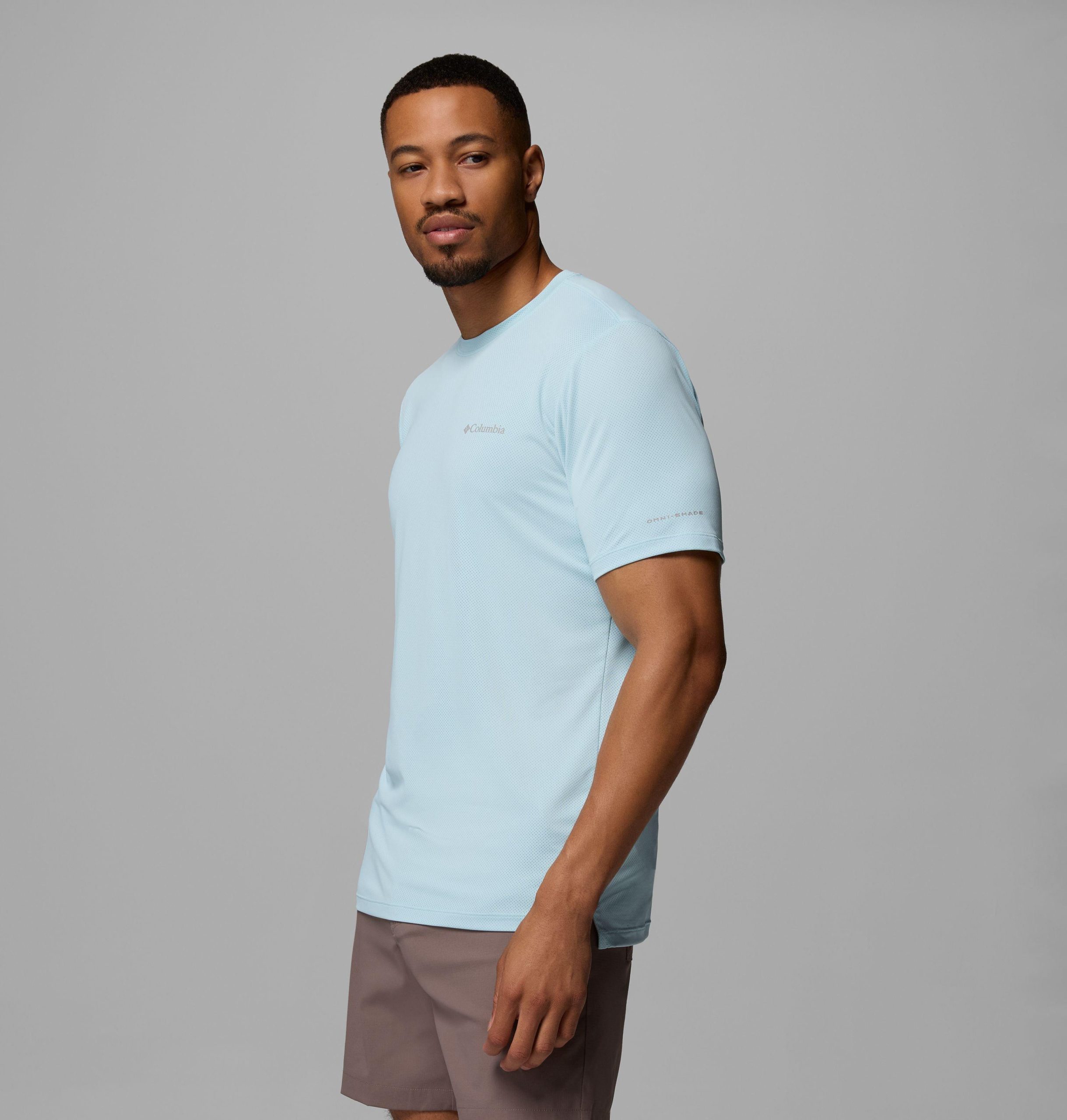heren tech trail utility short sleeve crew