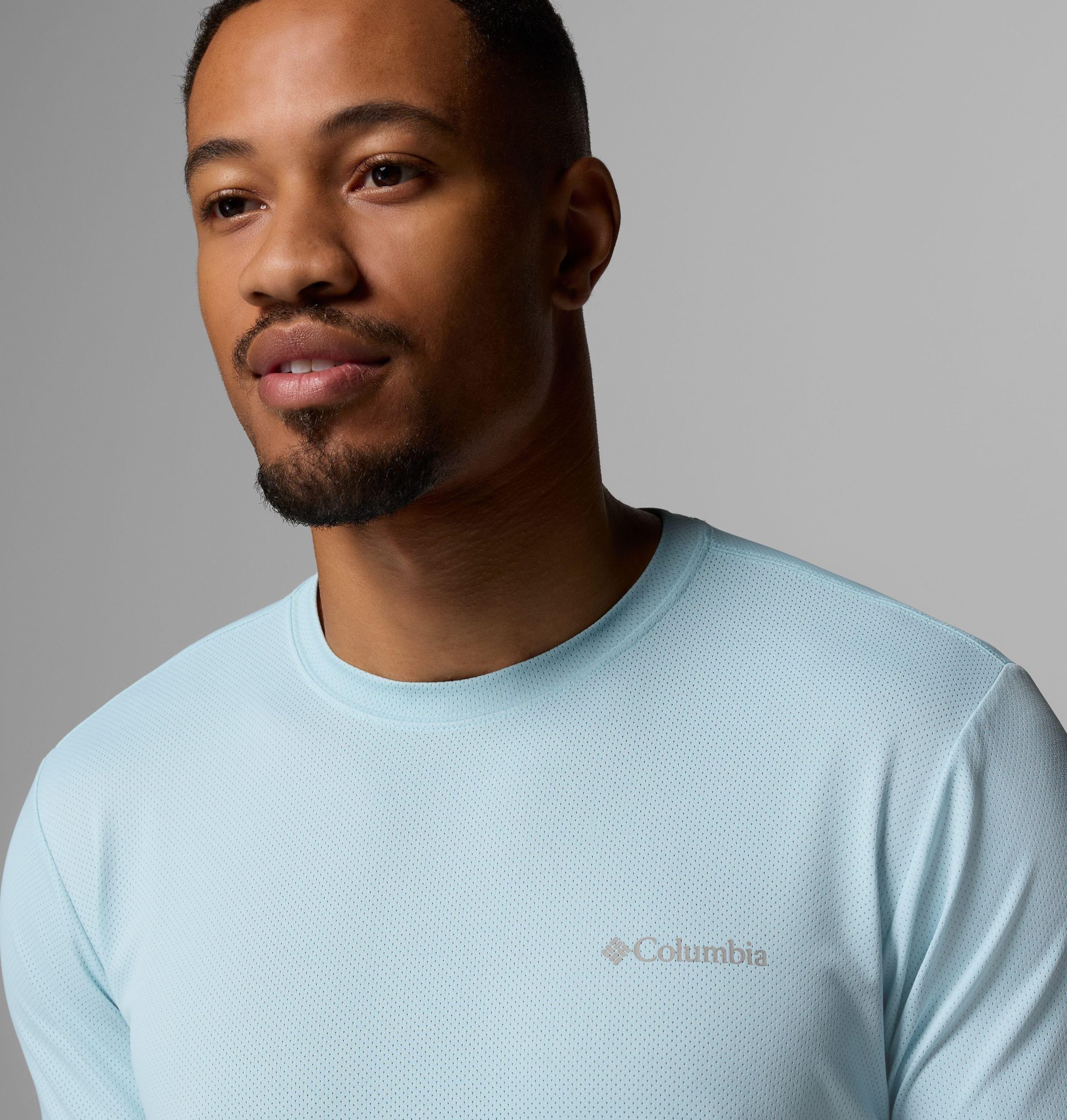 heren tech trail utility short sleeve crew