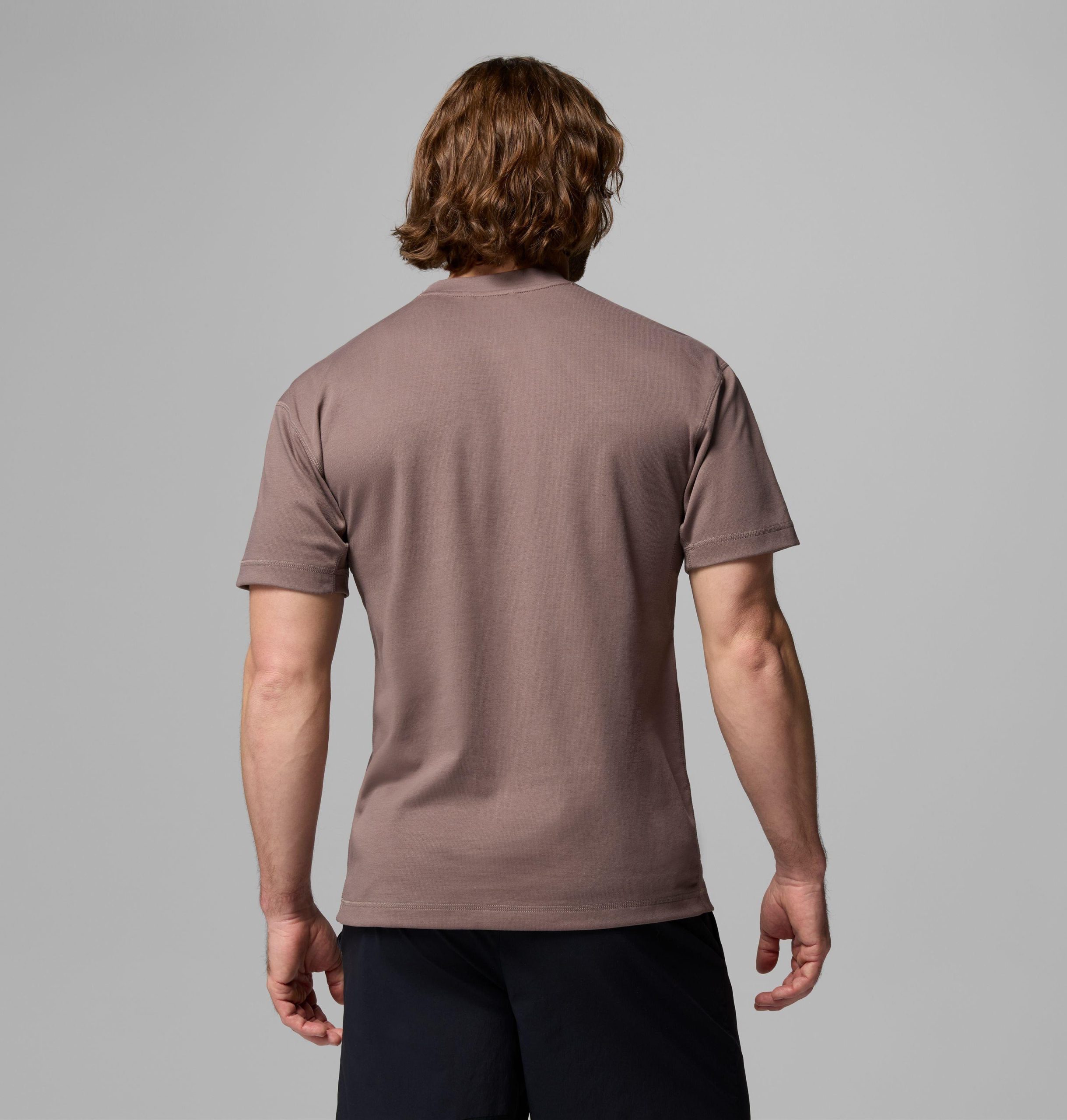 heren echo passage t-shirt met korte mouwen en ronde hals