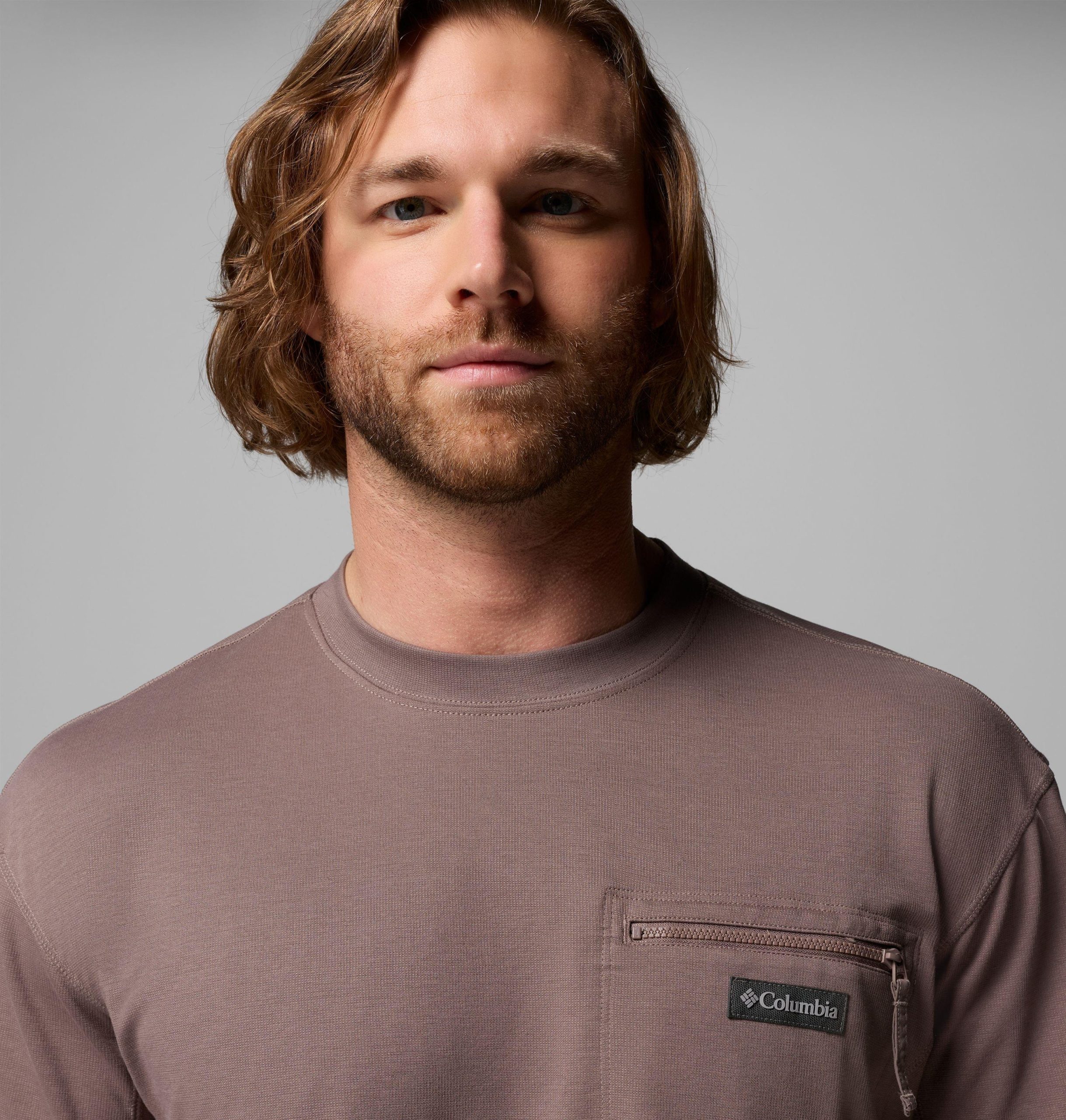 heren echo passage t-shirt met korte mouwen en ronde hals