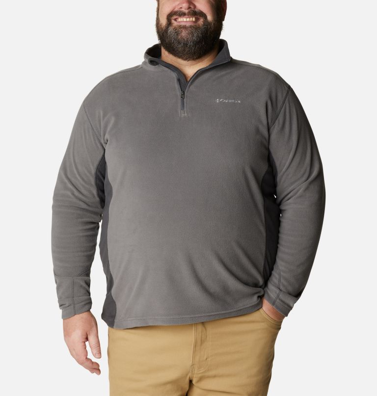 men klamath range ii half zip fleece pullover - big